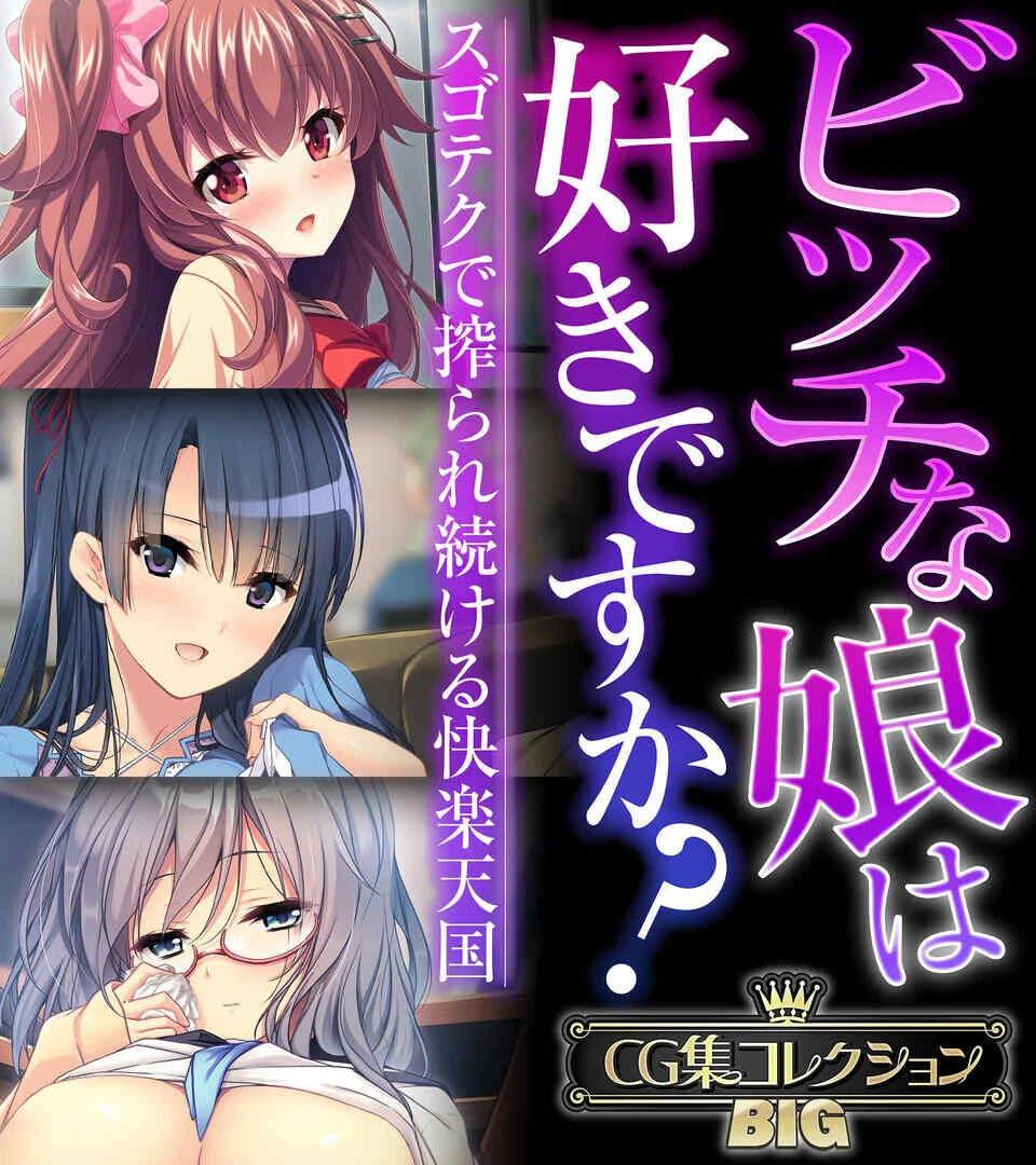 ビッチな娘は好きですか？〜スゴテクで搾られ続ける快楽天国〜【CG集コレクションBIG】