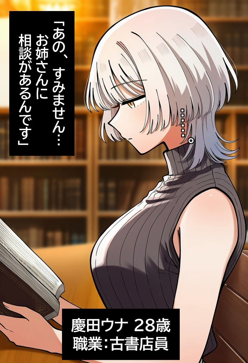 古書店員のダウナー系お姉さんに生中出ししまくって孕ませるまで。【モザイク版】