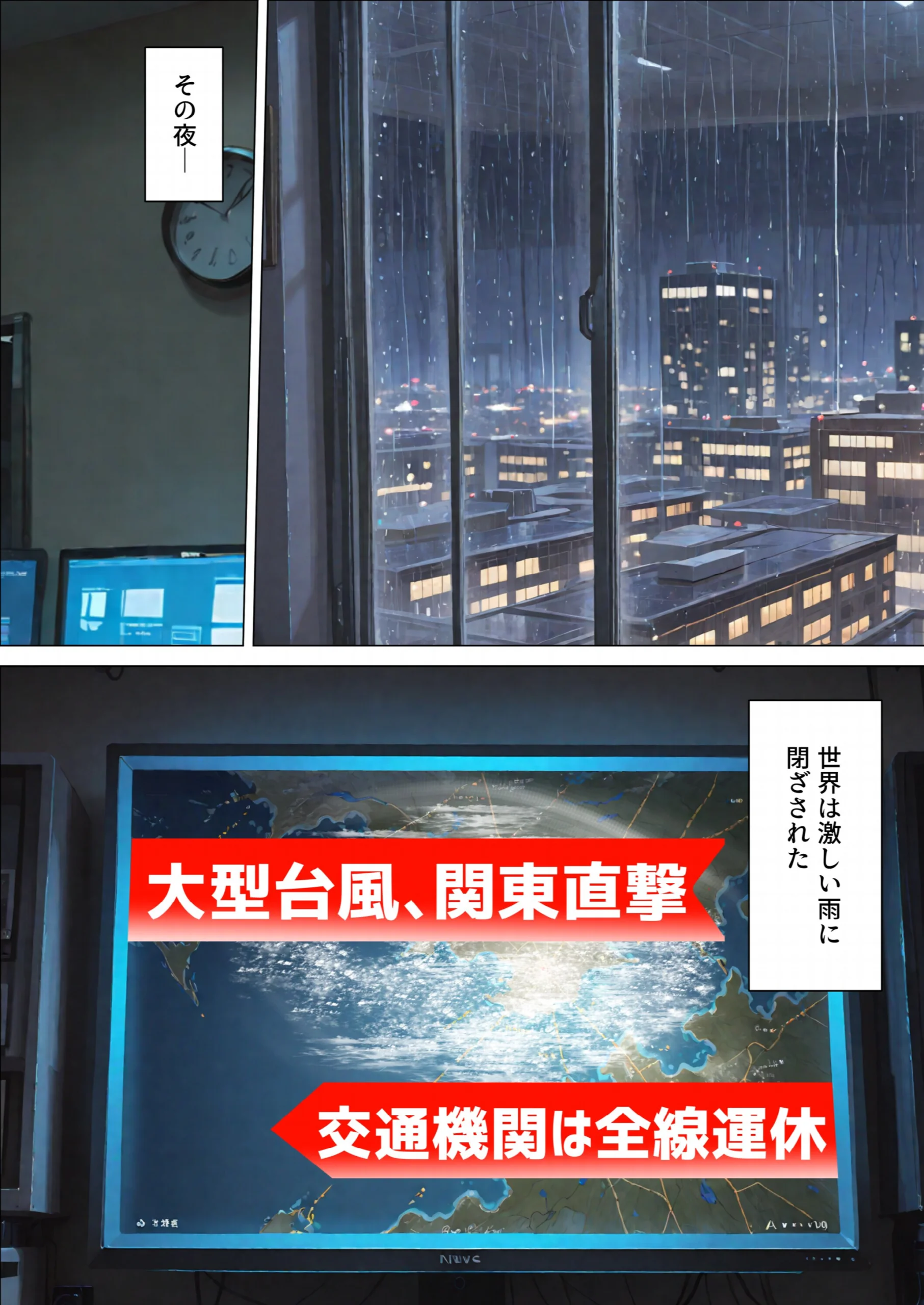 台風の夜、憧れの上司とふたりきり。〜マシュマロボディで恩返し種付け性交〜【モザイク版】