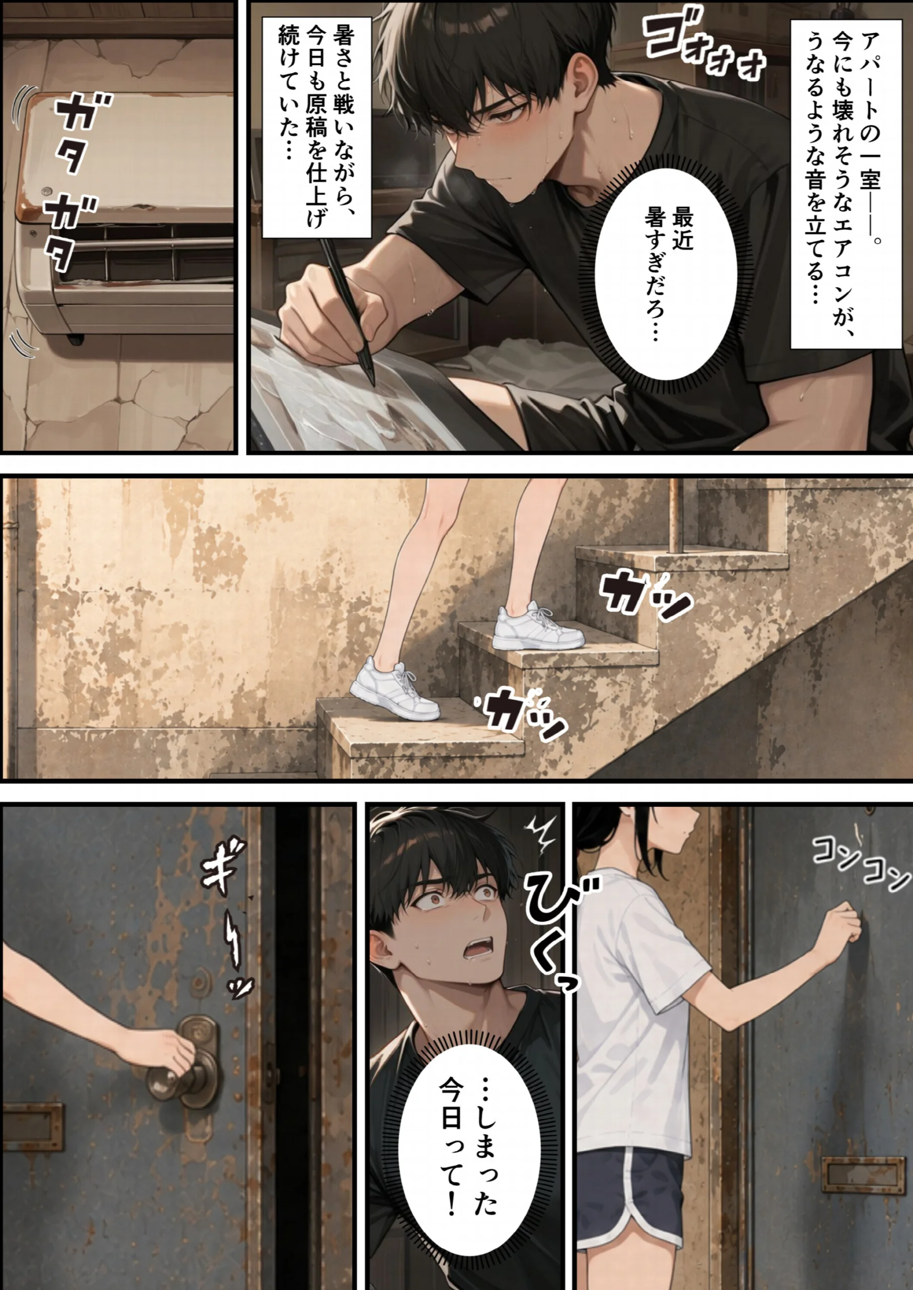 ○リBBA大家が家賃の代わりに俺のチンポを借りにくる【棒消し修正版】
