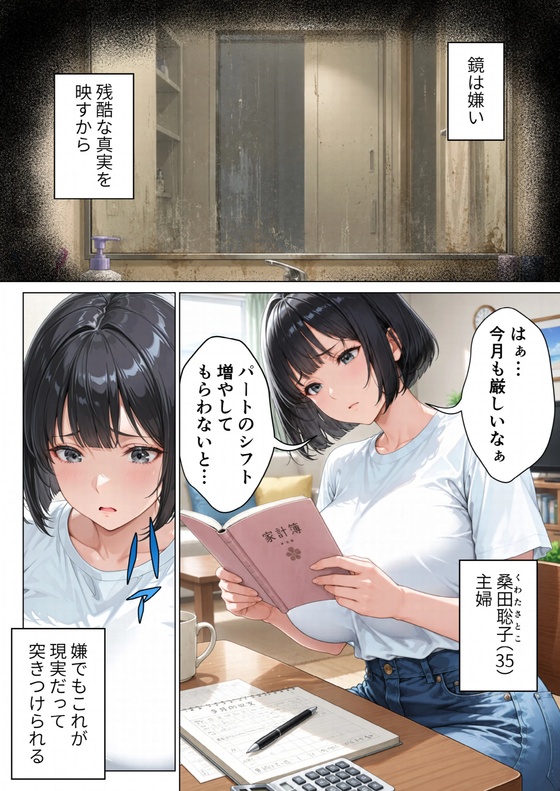 家事代行のパート主婦が金で買えたので熟れた肉体を開発して俺専用中出し肉便器にした話【モザイク版】