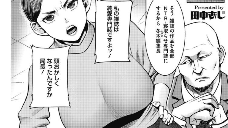 女編集長/冬木晶の寝取られマンガ制作の道