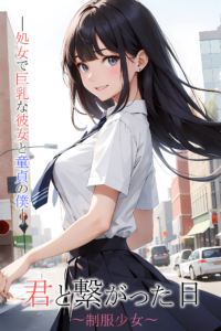 君と繋がった日〜××××〜××で巨乳な彼女と童貞の僕