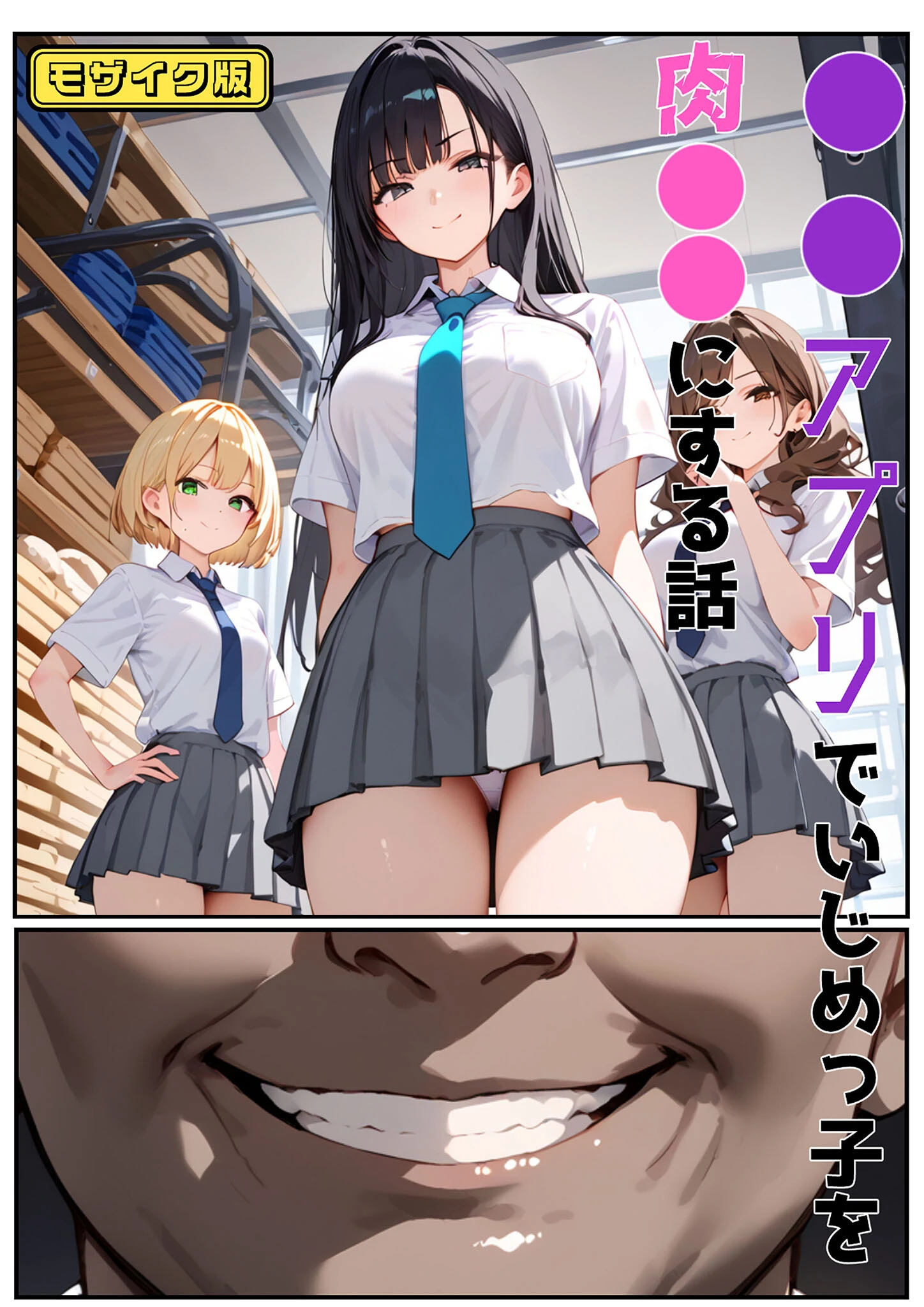 ●●アプリでいじめっ子を肉●●にする話 モザイク版