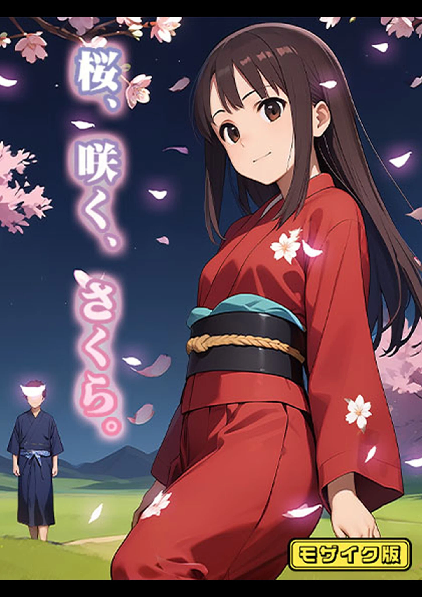 桜、咲く、さくら。 モザイク版