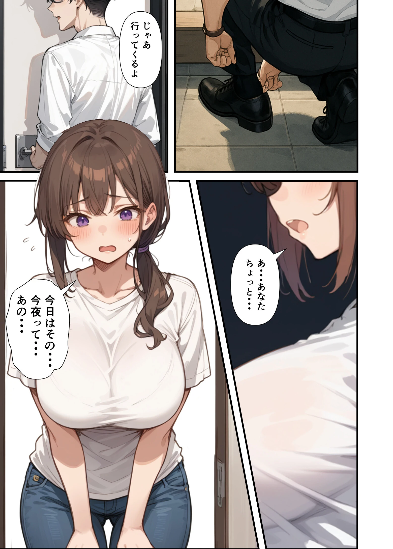 セックスレスに悩む若妻（30）12年ぶりに制服を着てイチャラブセックスする話【モザイク版】