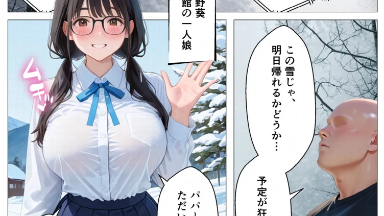 元上司に隠れて大事な巨乳JK愛娘を放尿アクメさせてみた話