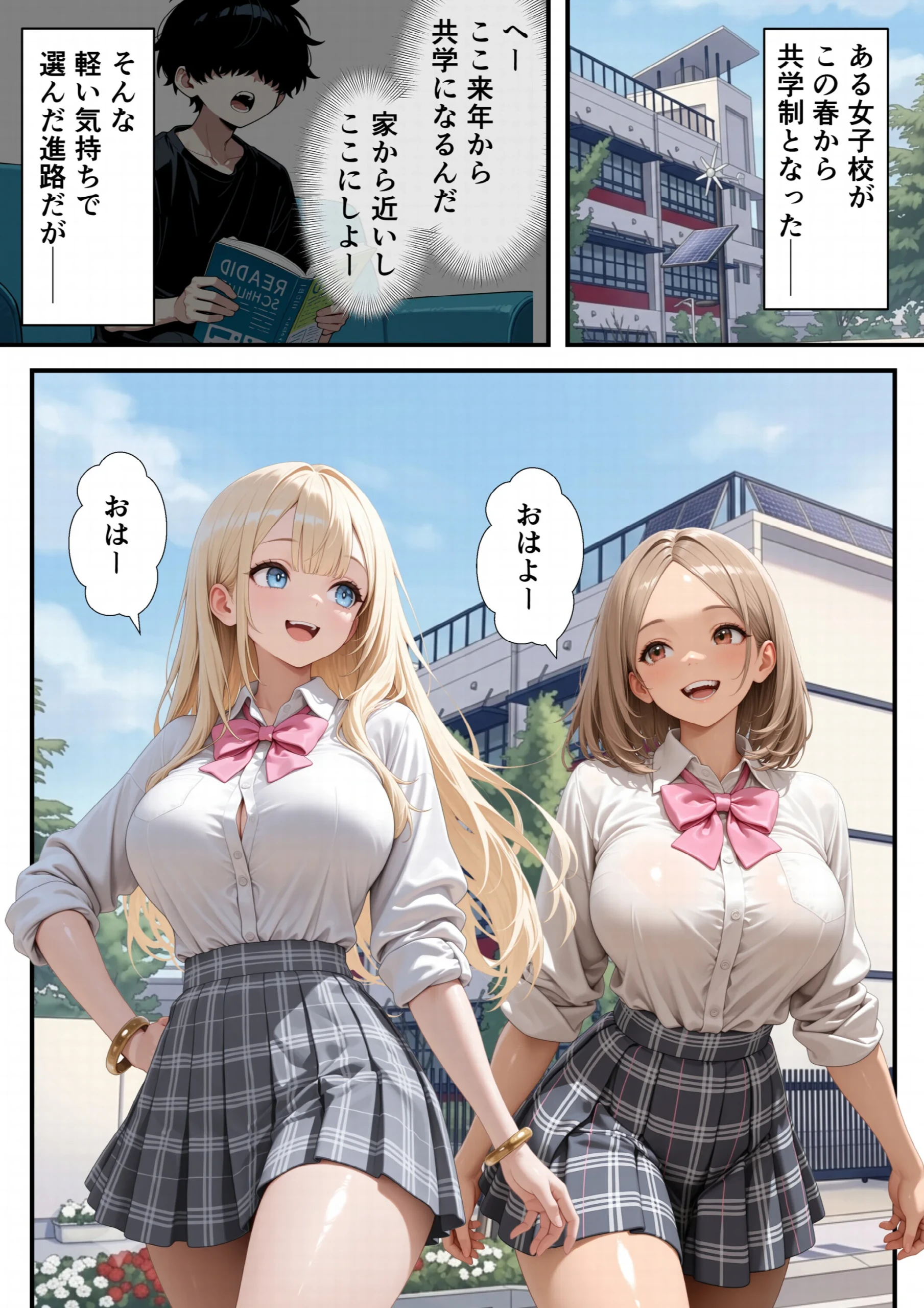 いじめられっ子の僕が催●アプリで性悪ギャルから逆レ○プ_搾精ハーレム地獄【モザイク版】