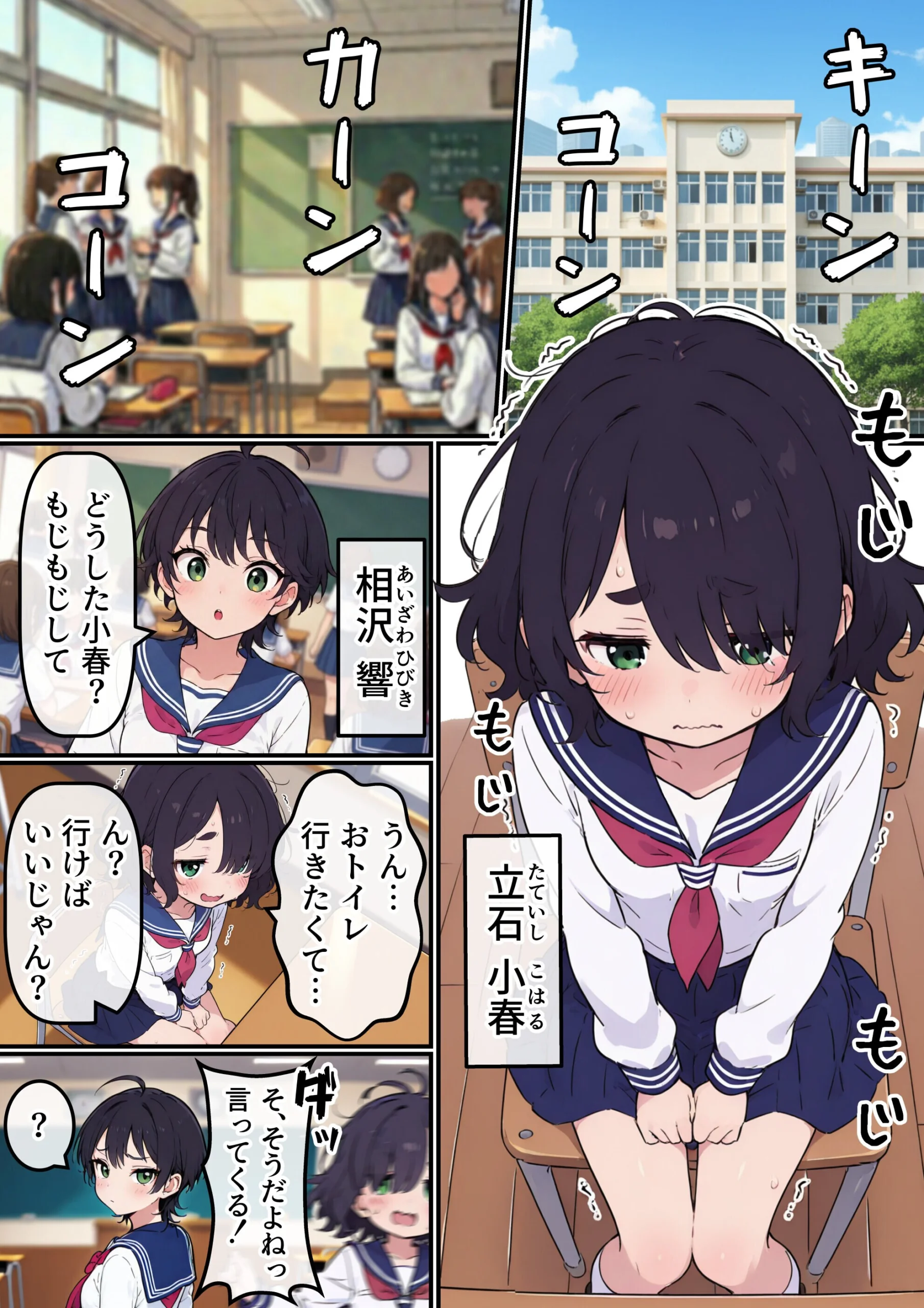 地味なオタク女子にチ〇ポが生えてこれまで縁のなかったSEXにドハマりする【白抜き修正版】
