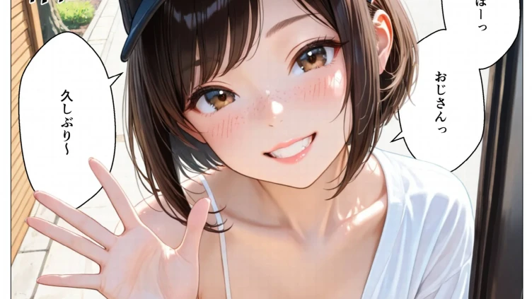パンチラで誘惑してくるクソ生意気なそばかす姪っ子の弱みを握り調教した話（1）（単話）