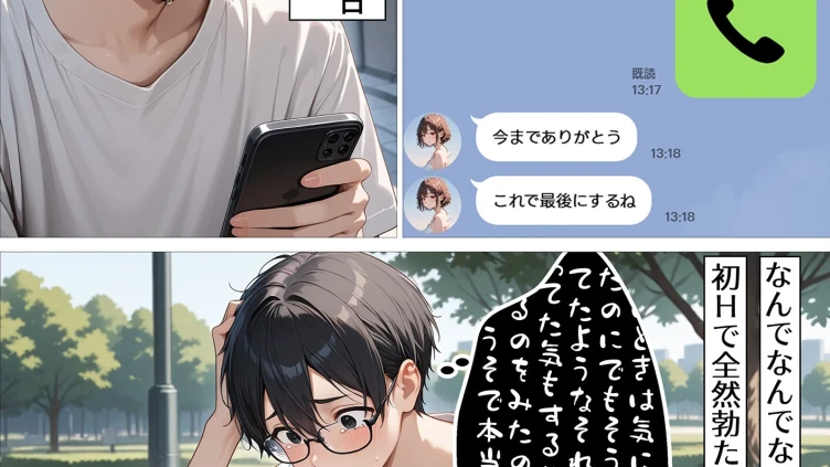 失恋したら生意気メスガキ少女と煽られわからされSEXできました。（1）（単話）