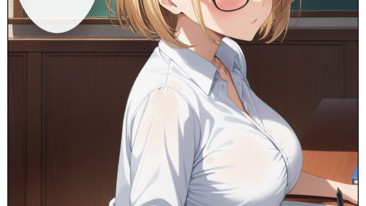巨乳眼鏡家庭教師 快楽堕ちしたので中出ししてあげた 白抜き修正版