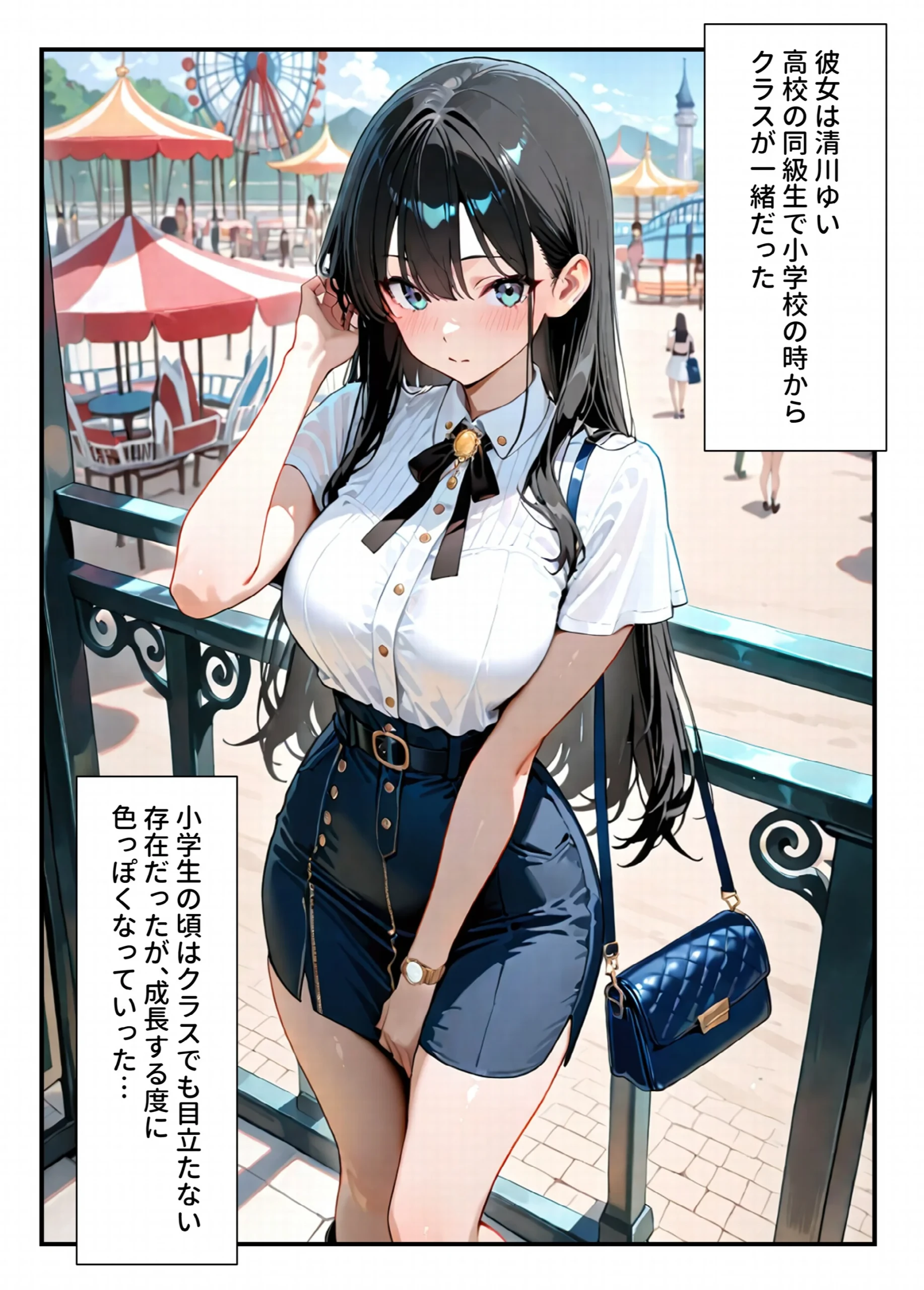 清楚な彼女が最近、先輩と会っているらしい 〜僕だけが知らない彼女の秘密〜【白抜き修正版】