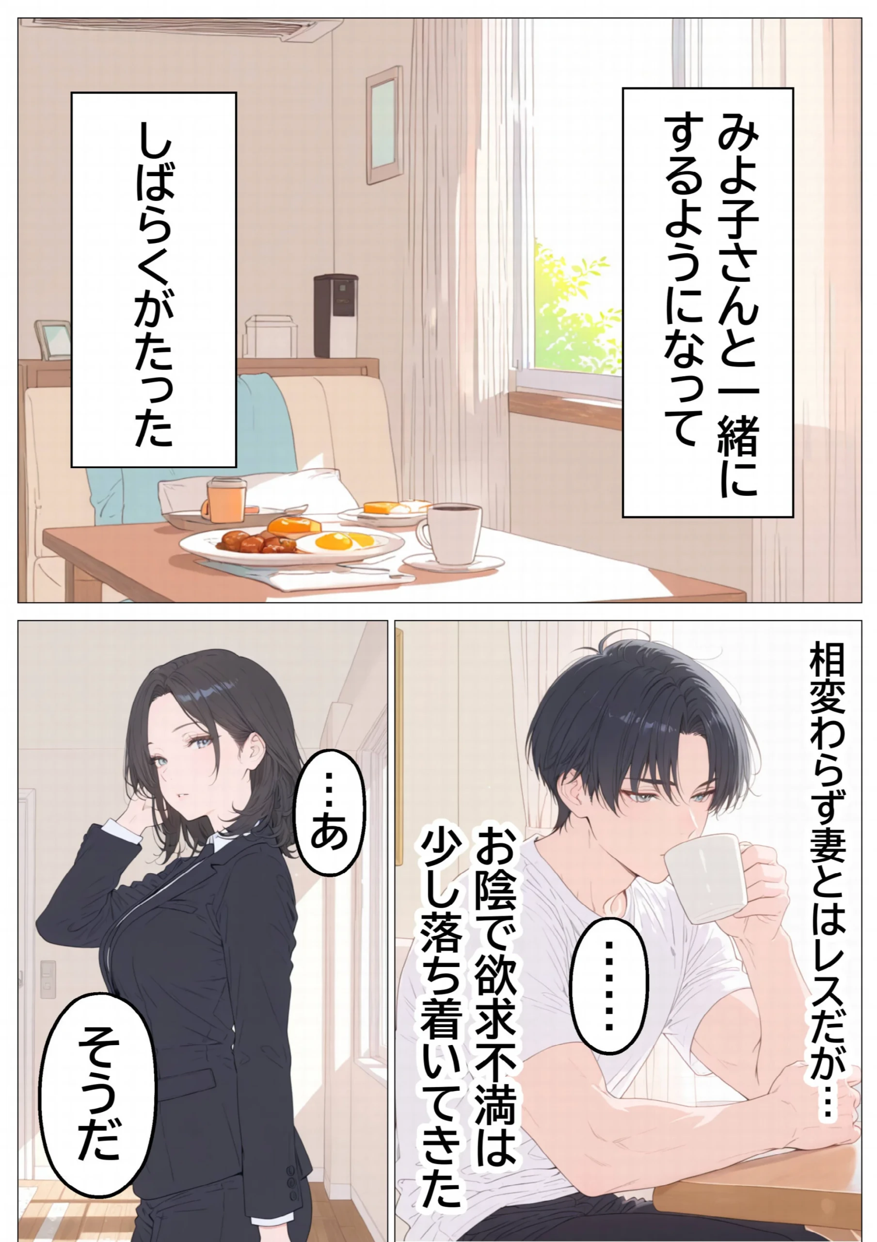 妻とレス3年目の俺。隣に引越してきたのは欲求不満の爆乳人妻で……（3）（単話）【モザイク版】