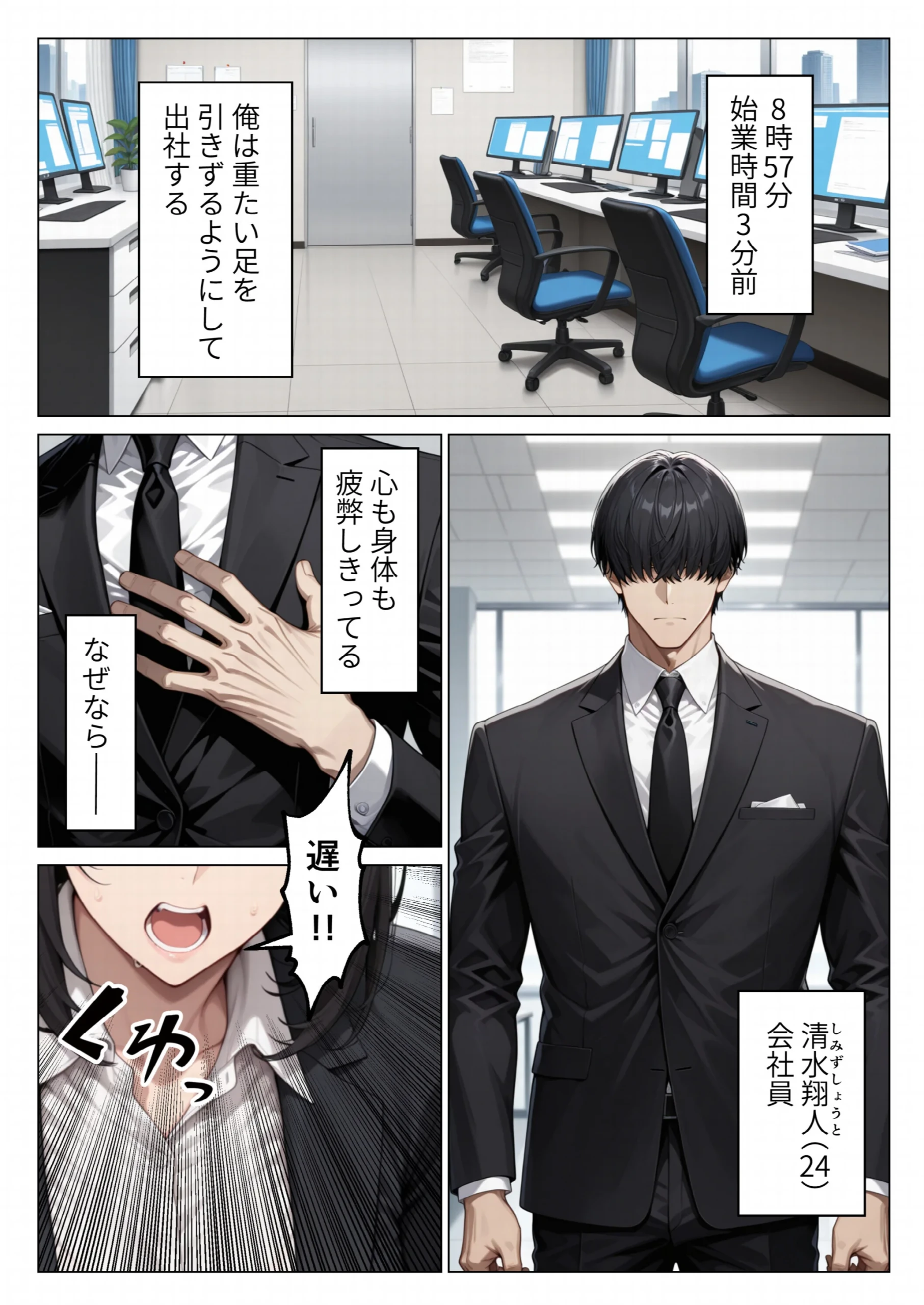 パワハラ人妻上司を俺のデカチンで完堕ちさせたら見られて興奮する変態痴女になった話（1）（単話） モザイク版