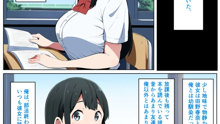 黒髪陰キャの幼馴染をチャラ男先輩に寝取られる話