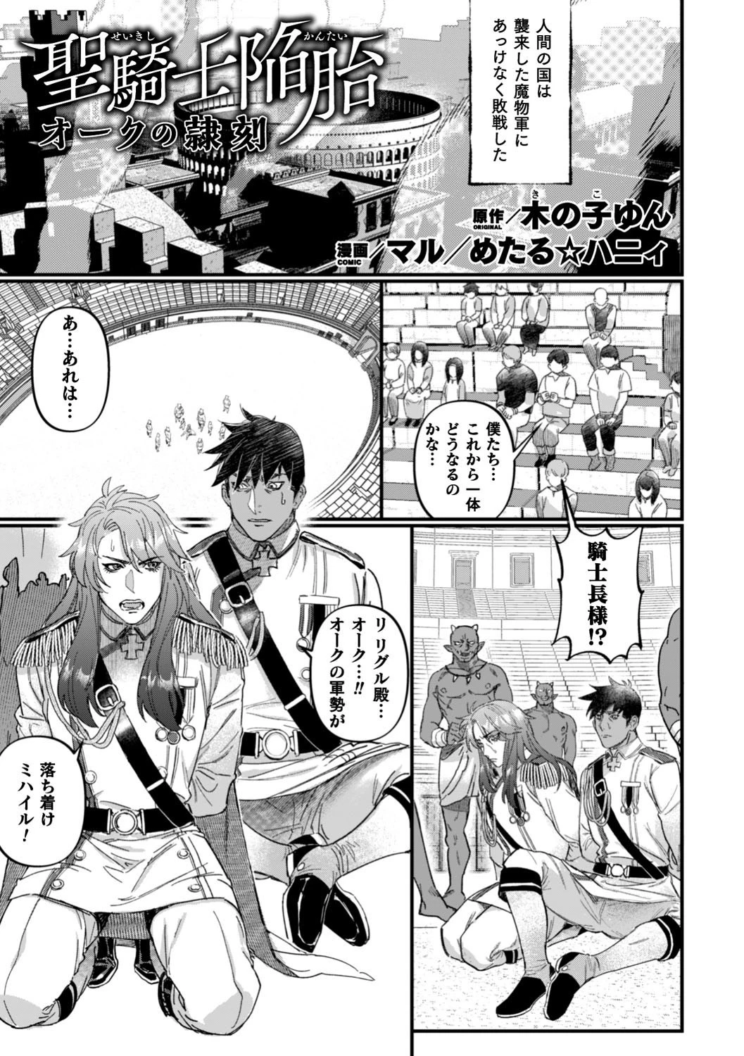 聖騎士陥胎 オークの隷刻ページ3