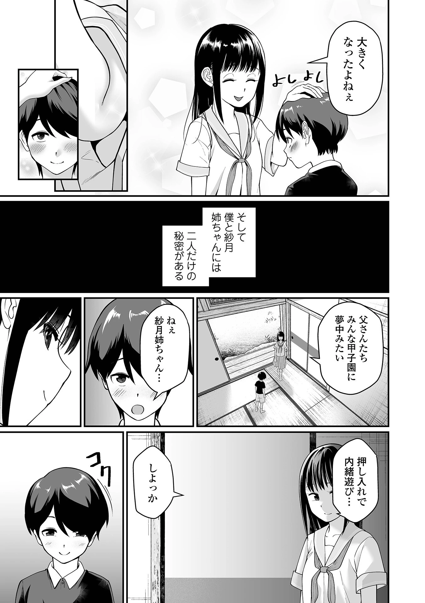 あの夏、従姉妹と押し入れで…ページ3