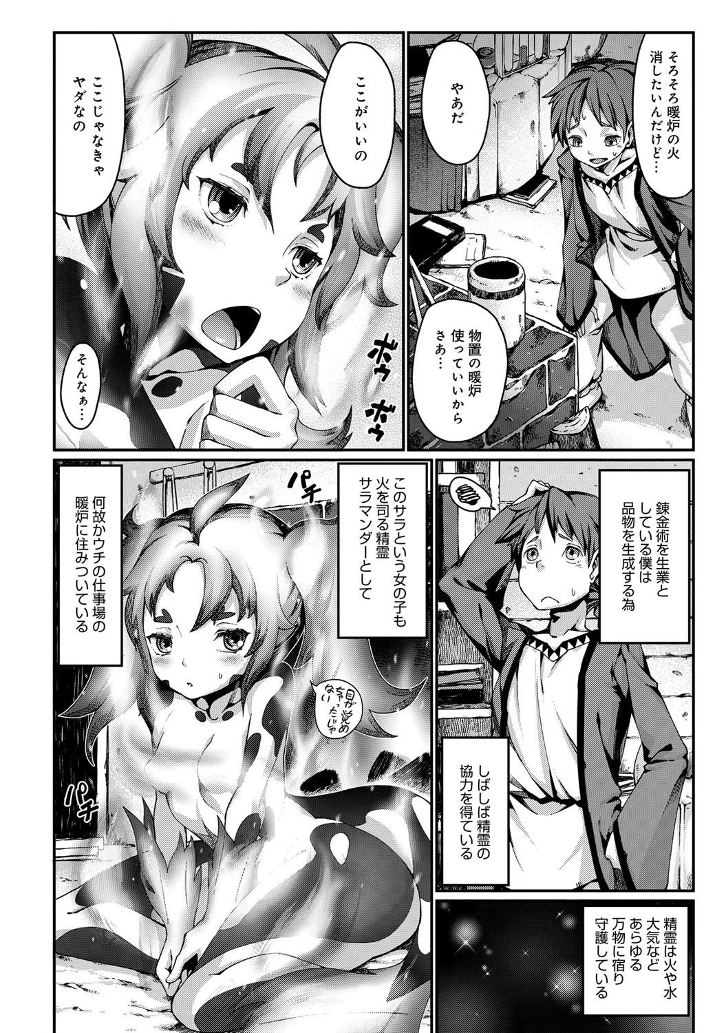 精霊サラマンダー、脱皮す。ページ3