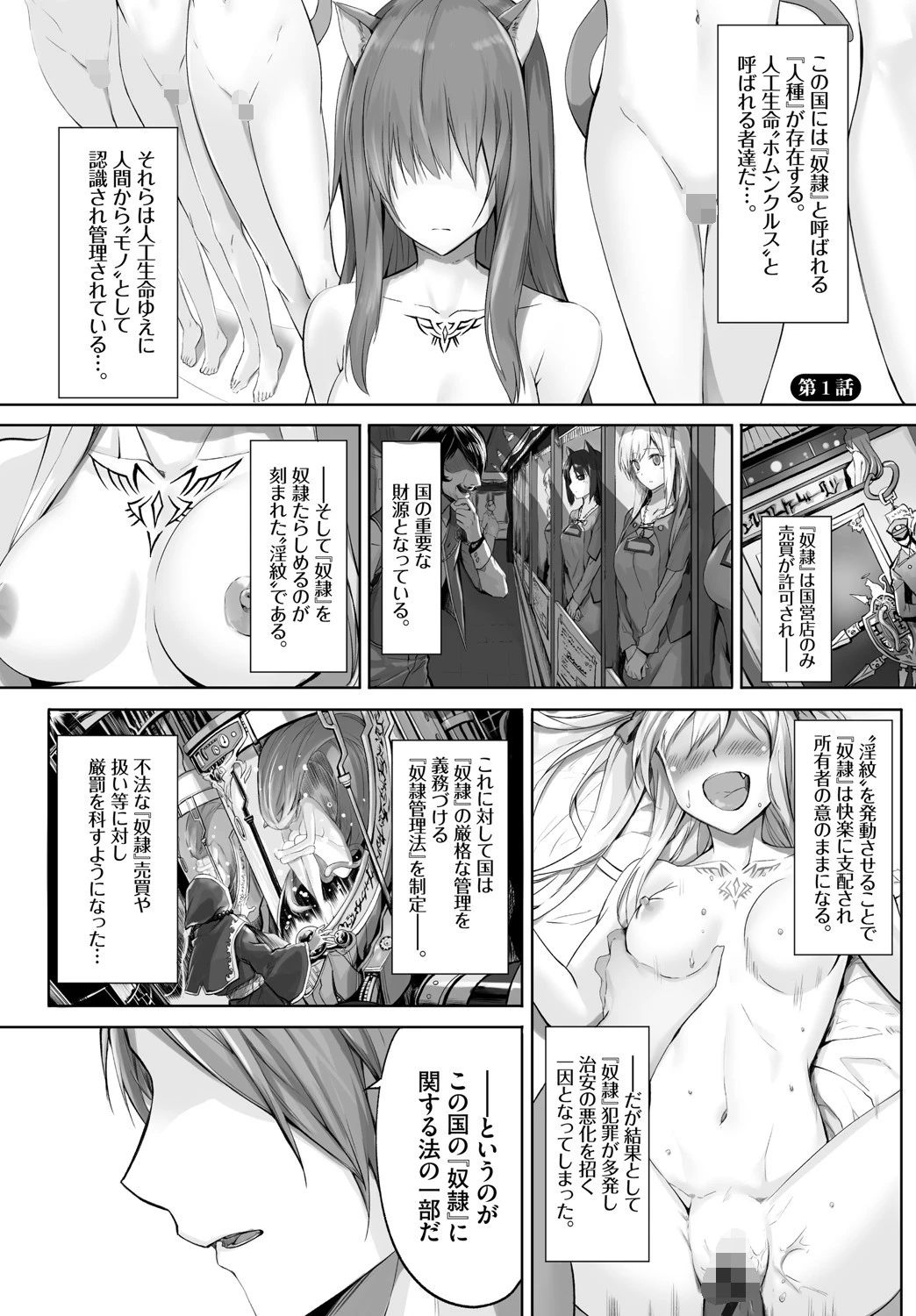 愚か者は猫耳奴●に依存する〜初めての調教生活〜 完全版 1巻ページ3