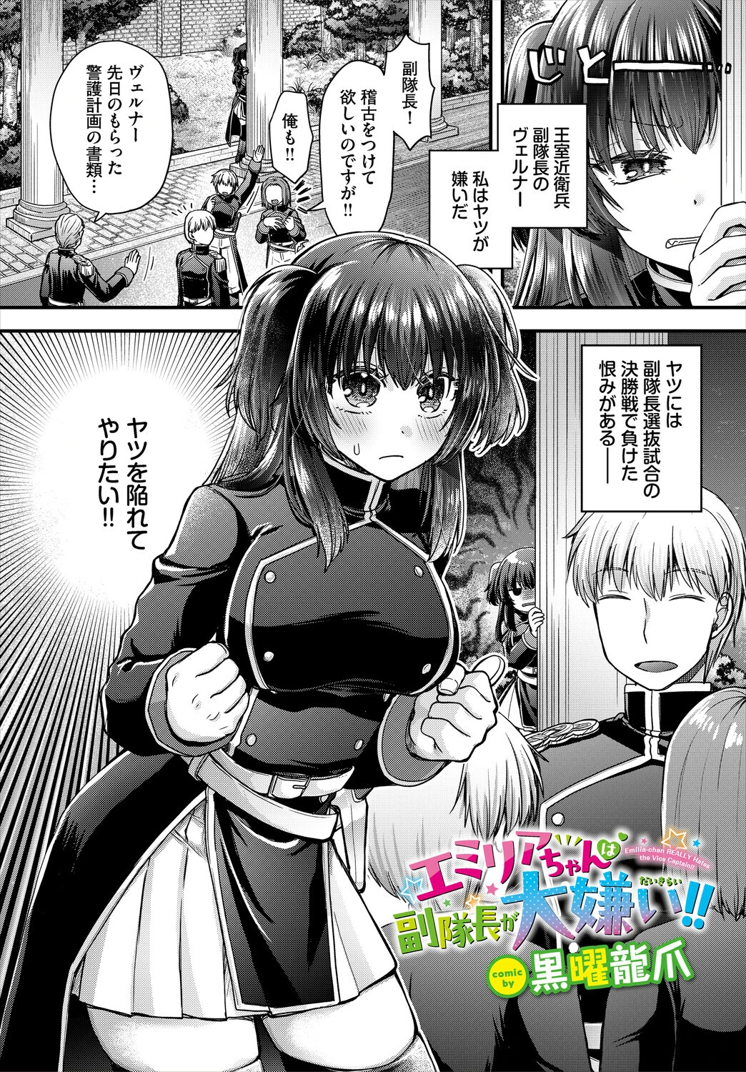エミリアちゃんは副隊長が大嫌い！！