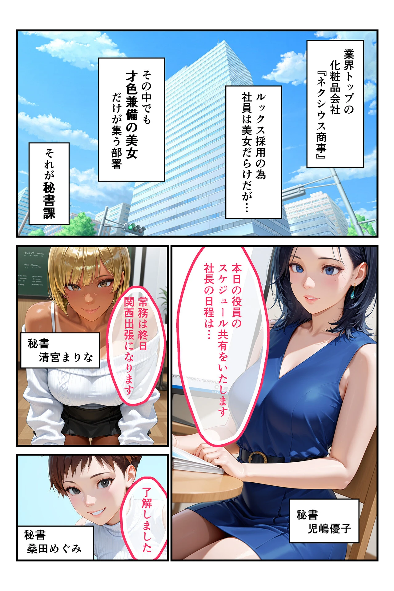 淫乱秘書室 淫靡な役員秘書の秘めた仕事7 おっとりお嬢様秘書・松嶋弓枝ページ2