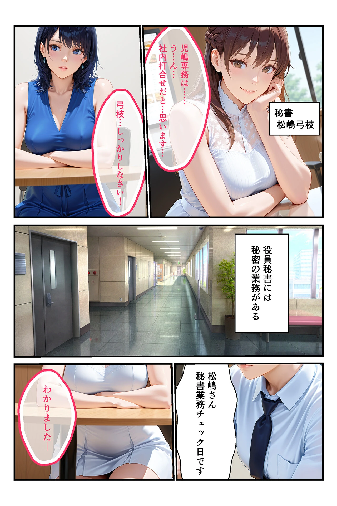 淫乱秘書室 淫靡な役員秘書の秘めた仕事7 おっとりお嬢様秘書・松嶋弓枝ページ4