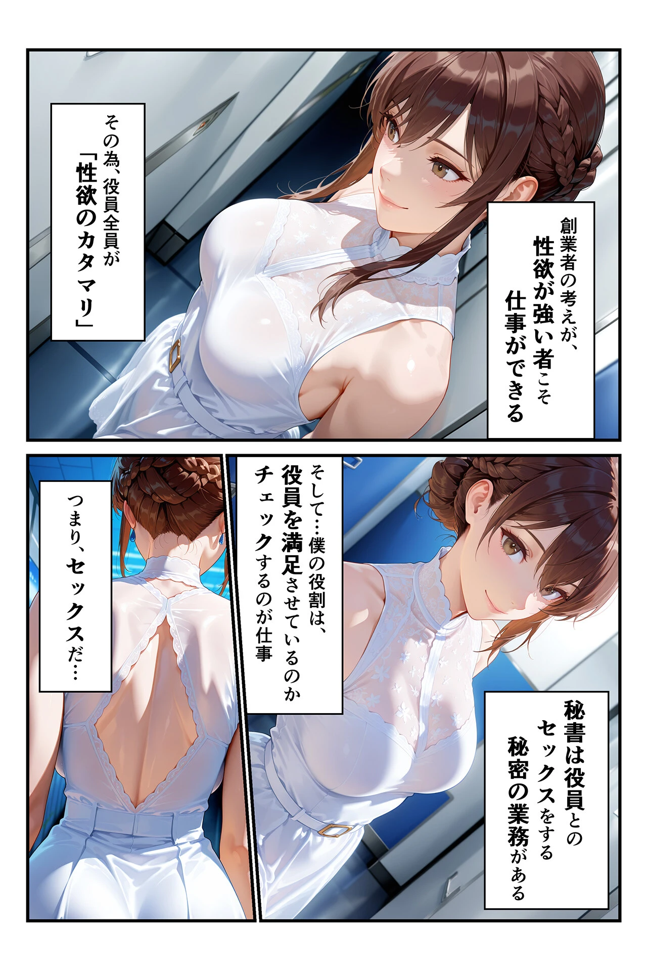 淫乱秘書室 淫靡な役員秘書の秘めた仕事7 おっとりお嬢様秘書・松嶋弓枝ページ5