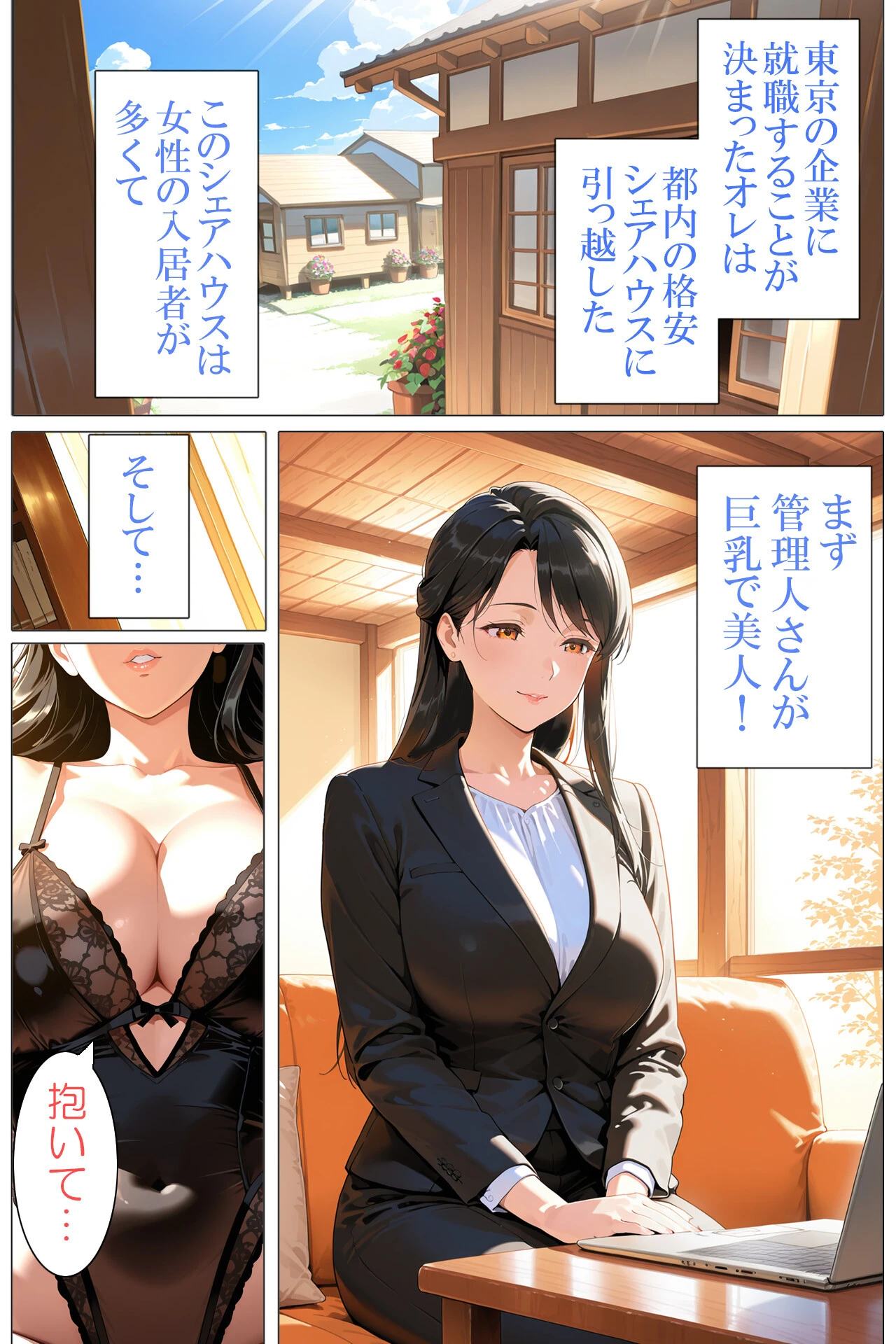 快感性活シェアハウス2 美巨乳ピュア美少女・野宮二葉ページ2