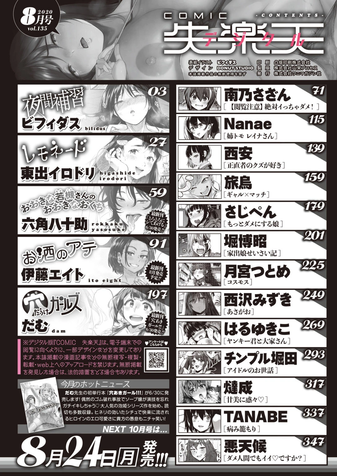 COMIC失楽天 2020年08月号ページ2