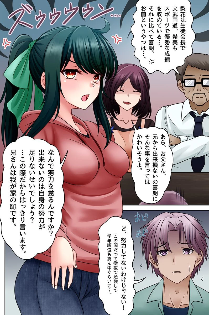 生意気姉妹が常識を改変されて兄の子種でボテ腹になるまでページ2