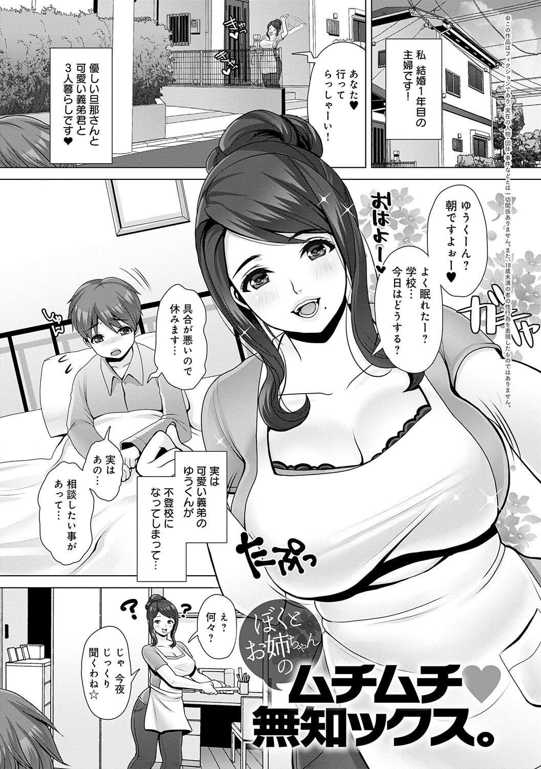 ぼくとお姉ちゃんのムチムチ 無知ックス。