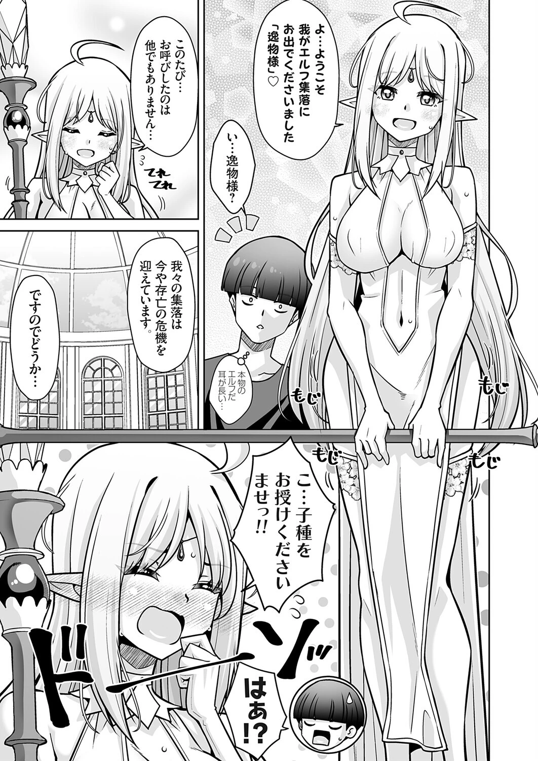 逸物召喚 ━子種を求める発情エルフ集落でハーレム生活━ページ3