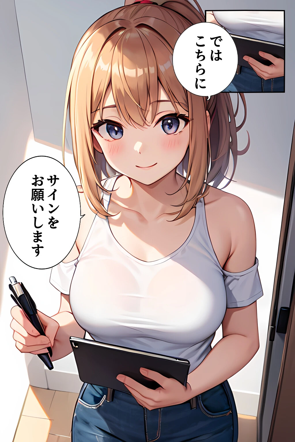 引っ越し屋を呼んだらアイドル志望の巨乳バイトちゃんがピンで来てビンビン 分冊版 01ページ6