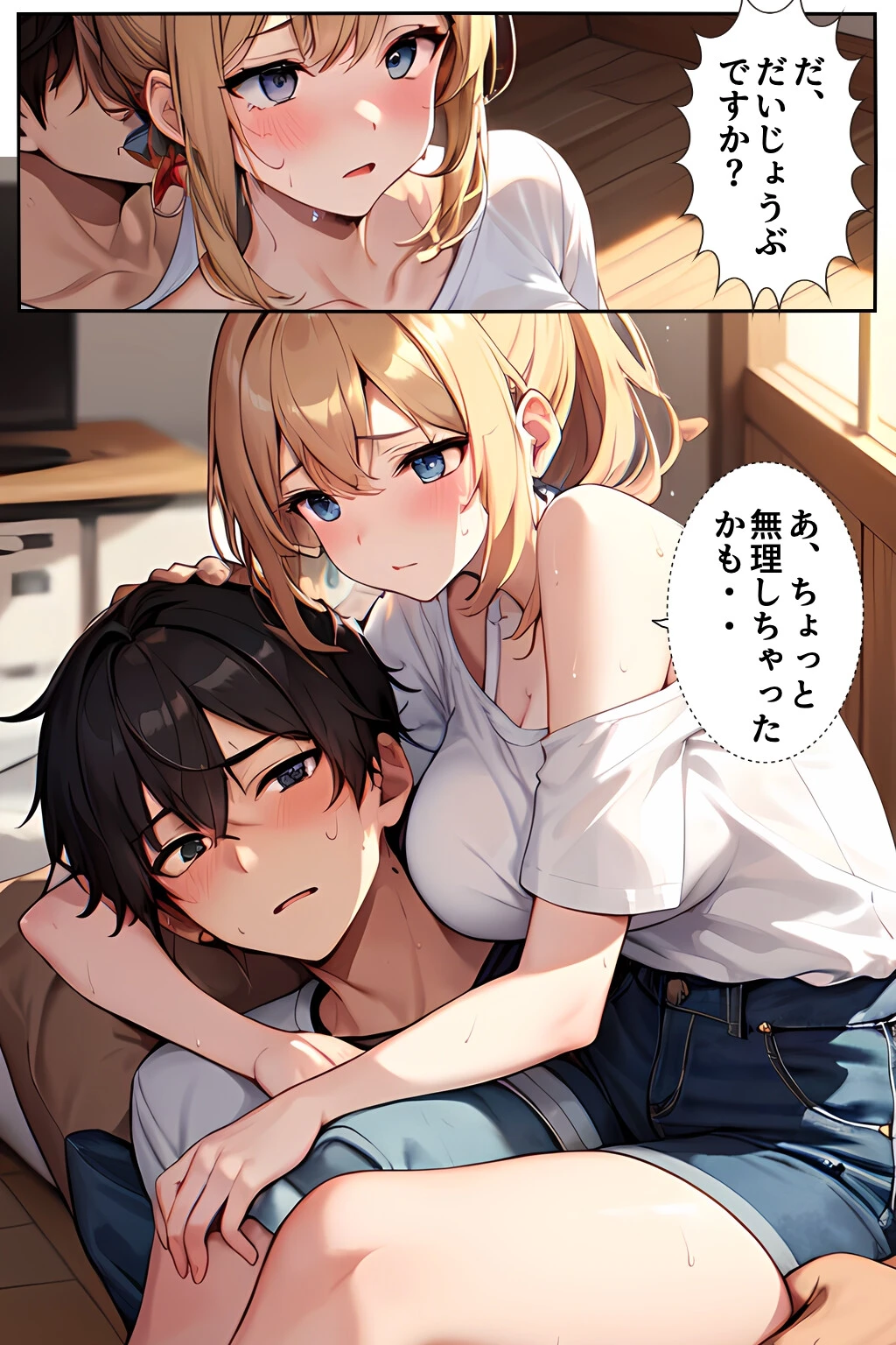 引っ越し屋を呼んだらアイドル志望の巨乳バイトちゃんがピンで来てビンビン 分冊版 01ページ12