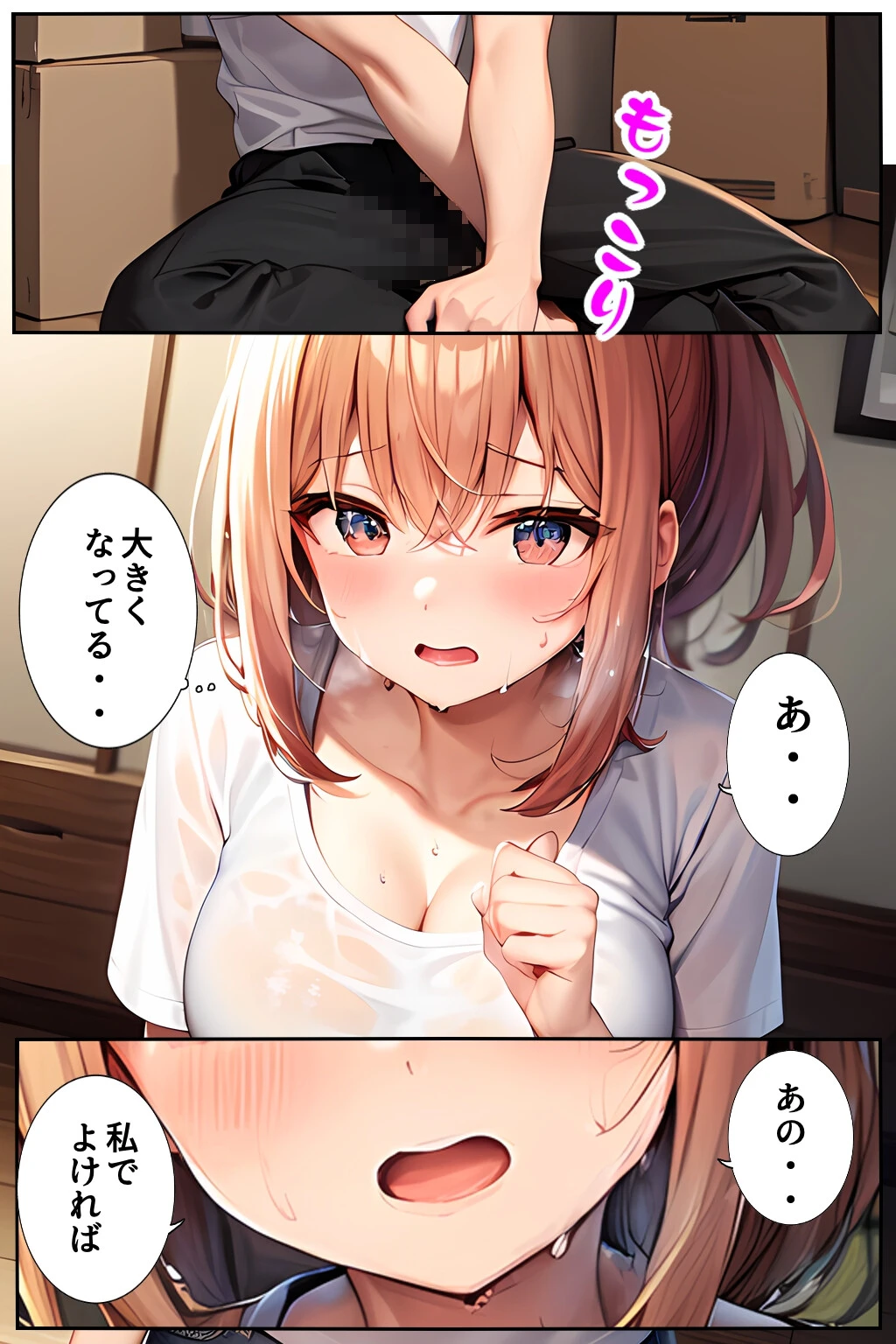 引っ越し屋を呼んだらアイドル志望の巨乳バイトちゃんがピンで来てビンビン 分冊版 01ページ17