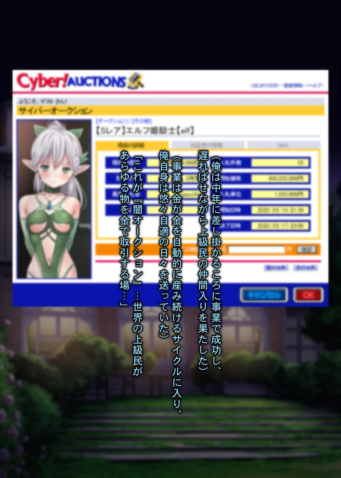 アングラネットオークション〜気高い姫騎士純潔エルフを異種姦目的で落札し無理矢理孕ませ種付セックスした結果www〜ページ4
