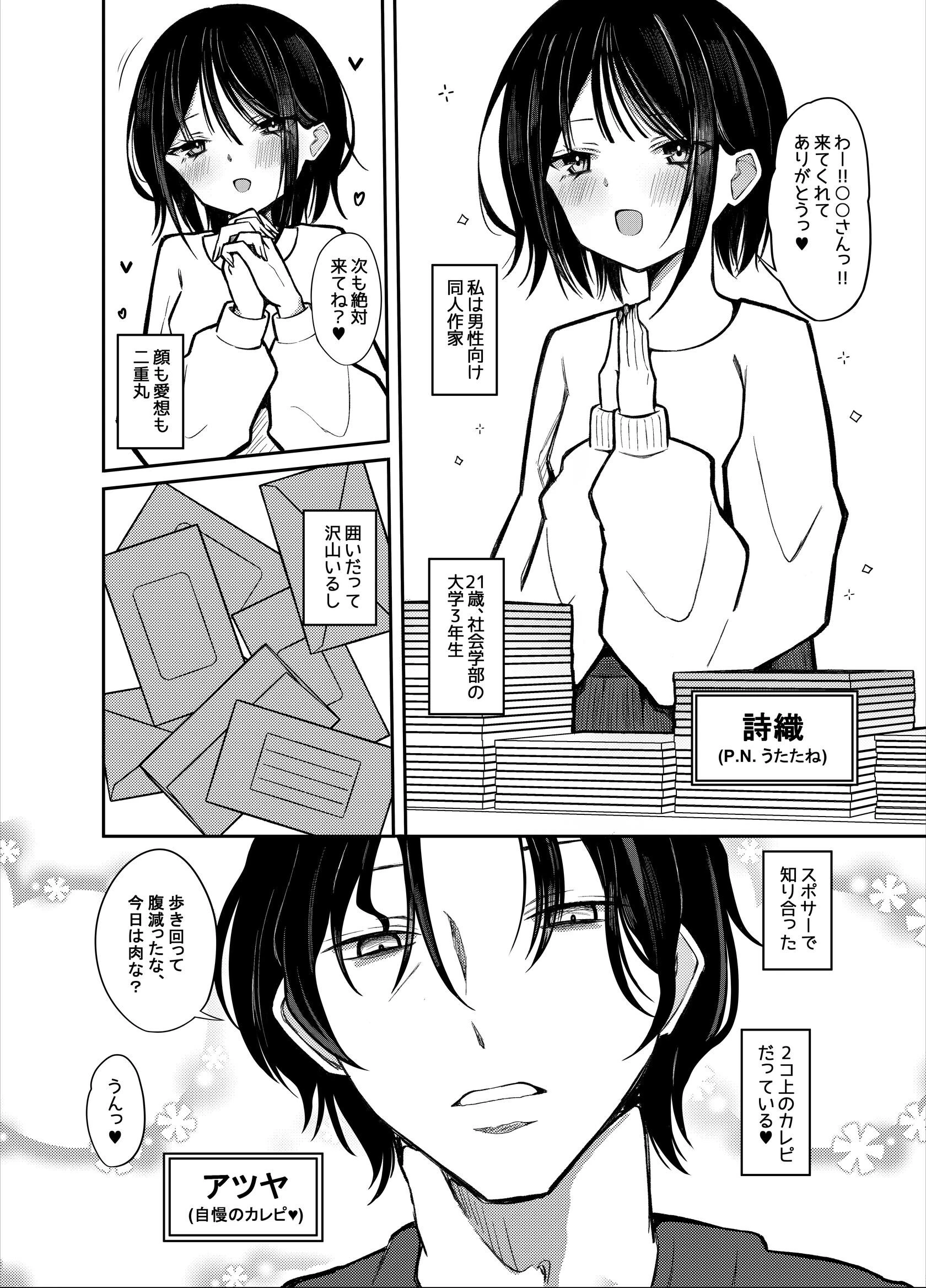 私は好きピの言いなり彼女 JD同人作家詩織ちゃんページ3