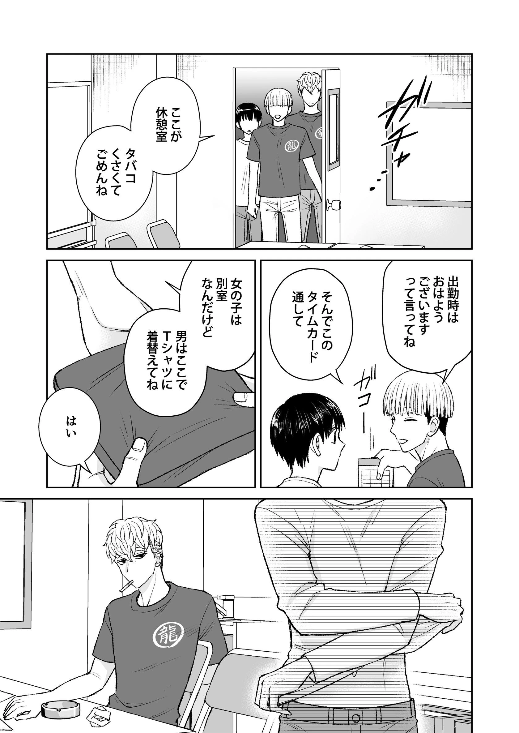 都会の悪い男に染められてしまった幼馴染を寝取りたかった俺。 都会の悪い男に喰われてしまった新人バイトくんを目撃した俺。ページ7