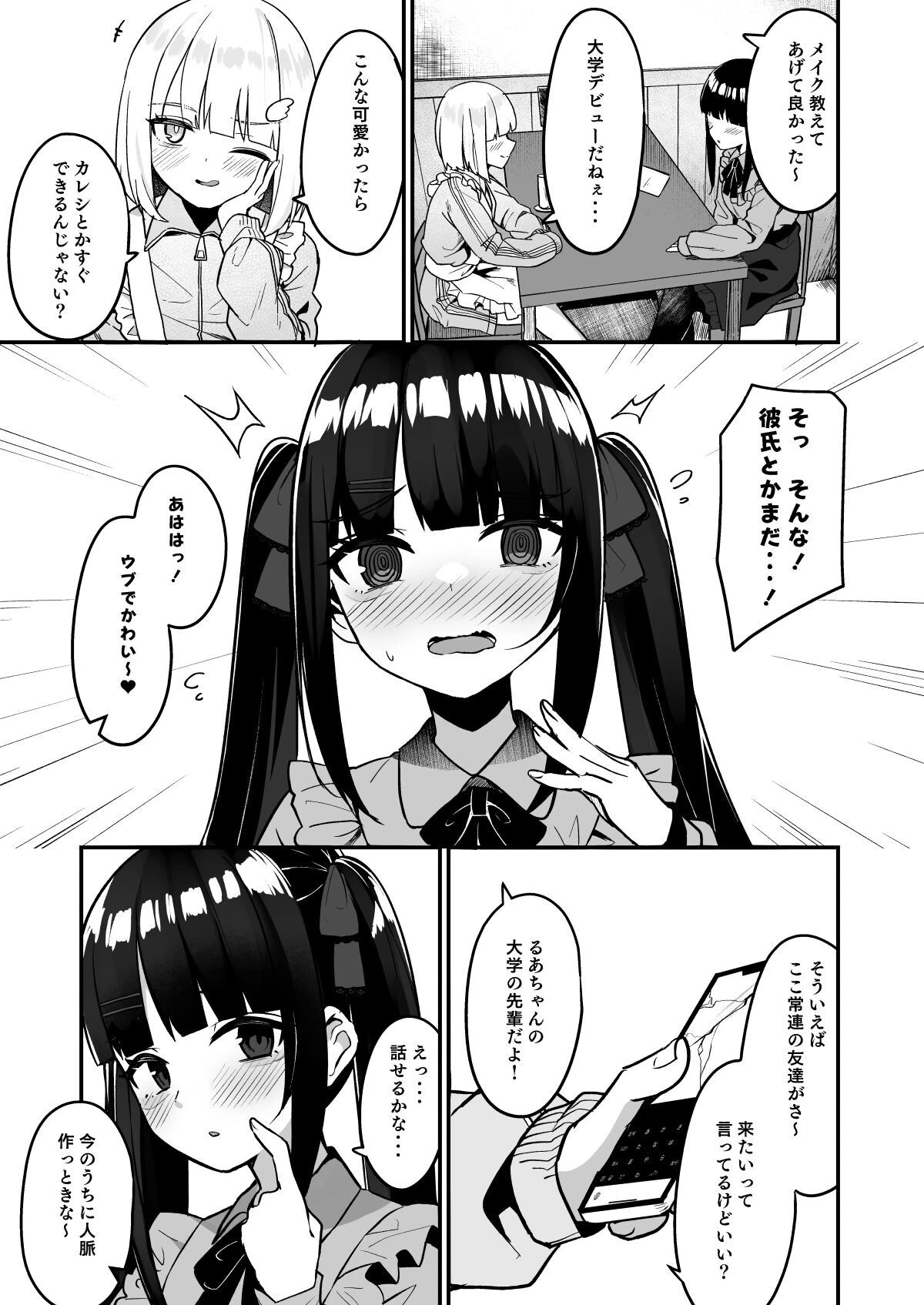 地雷系女子デビューしたら即日ヤリチ●クズ男に食われましたページ4