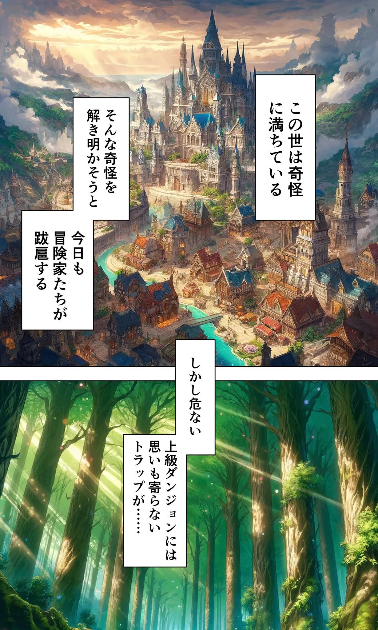淫乱トラップ!感覚遮断落とし穴 〜冒険者を孕ませる触手のエロ知恵〜 モザイク版ページ2