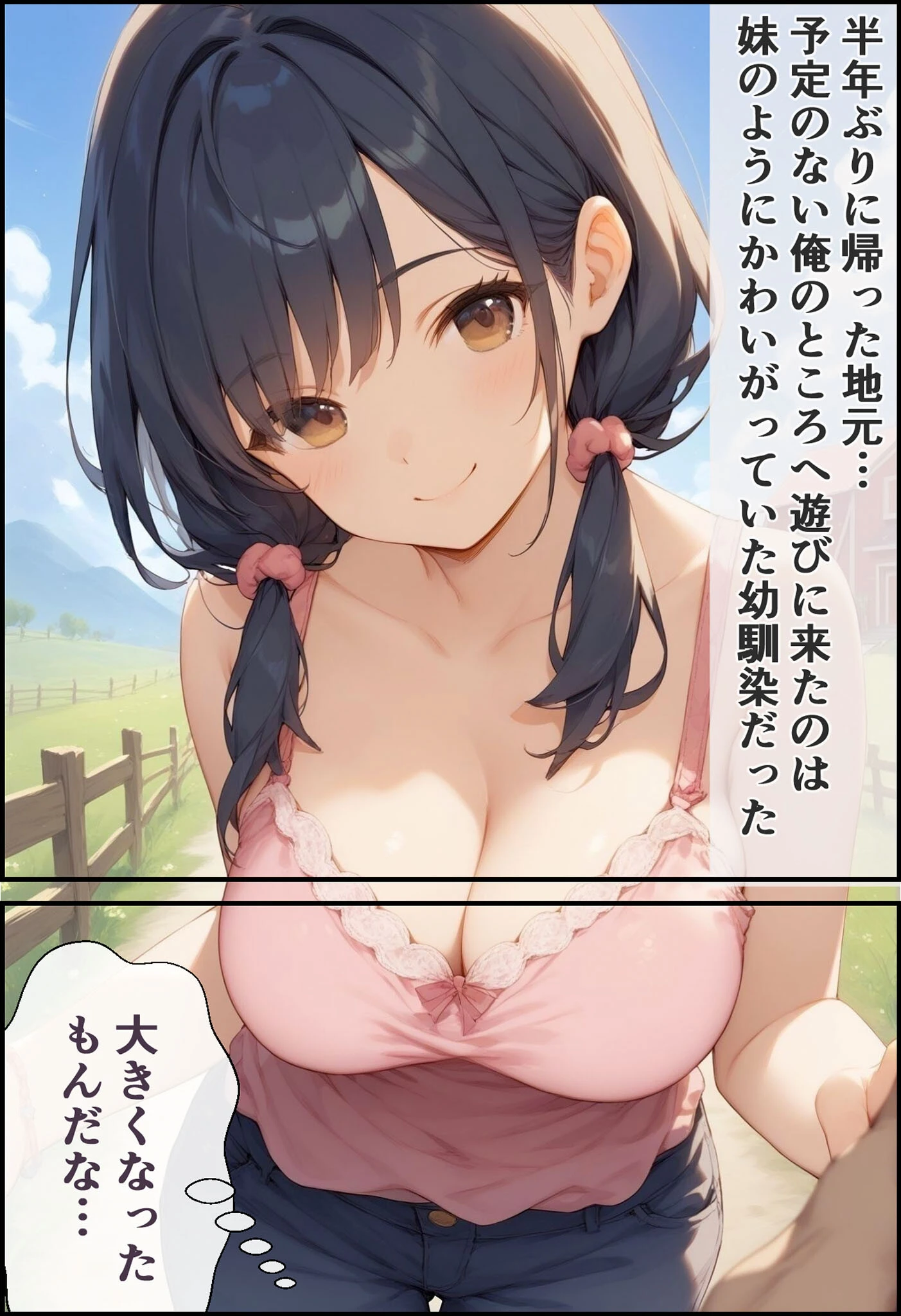 田舎に残してきた幼馴染が、野外H大好きなドスケベ女子になった話ページ6