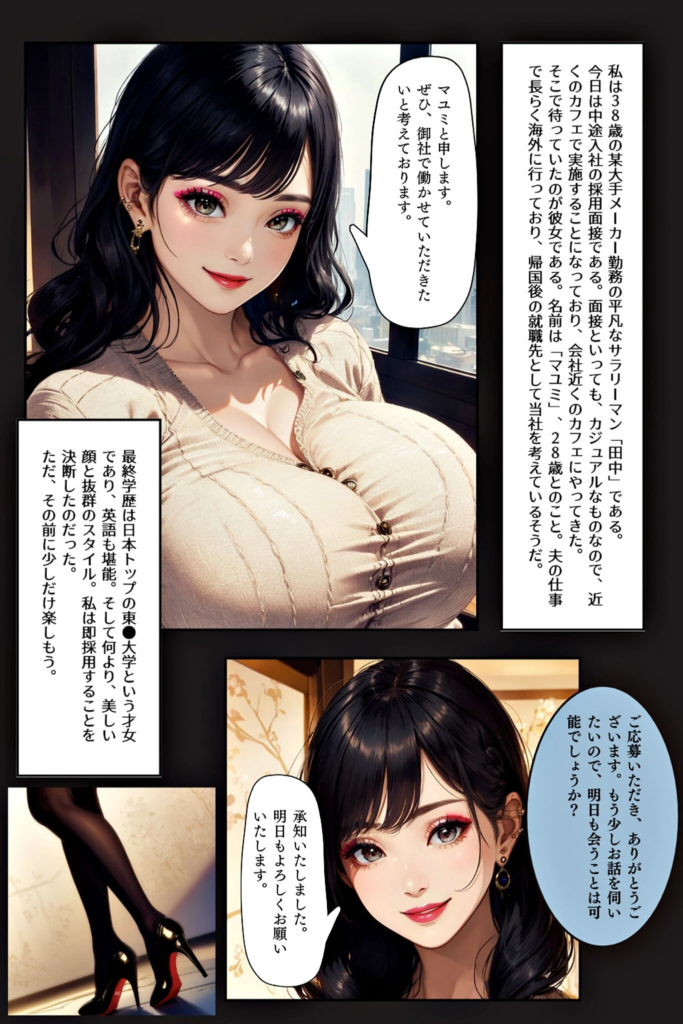 爆乳人妻マユミ 第1話 – Big Breasts Married Woman ‘Mayumi’ Episode 1 -ページ3