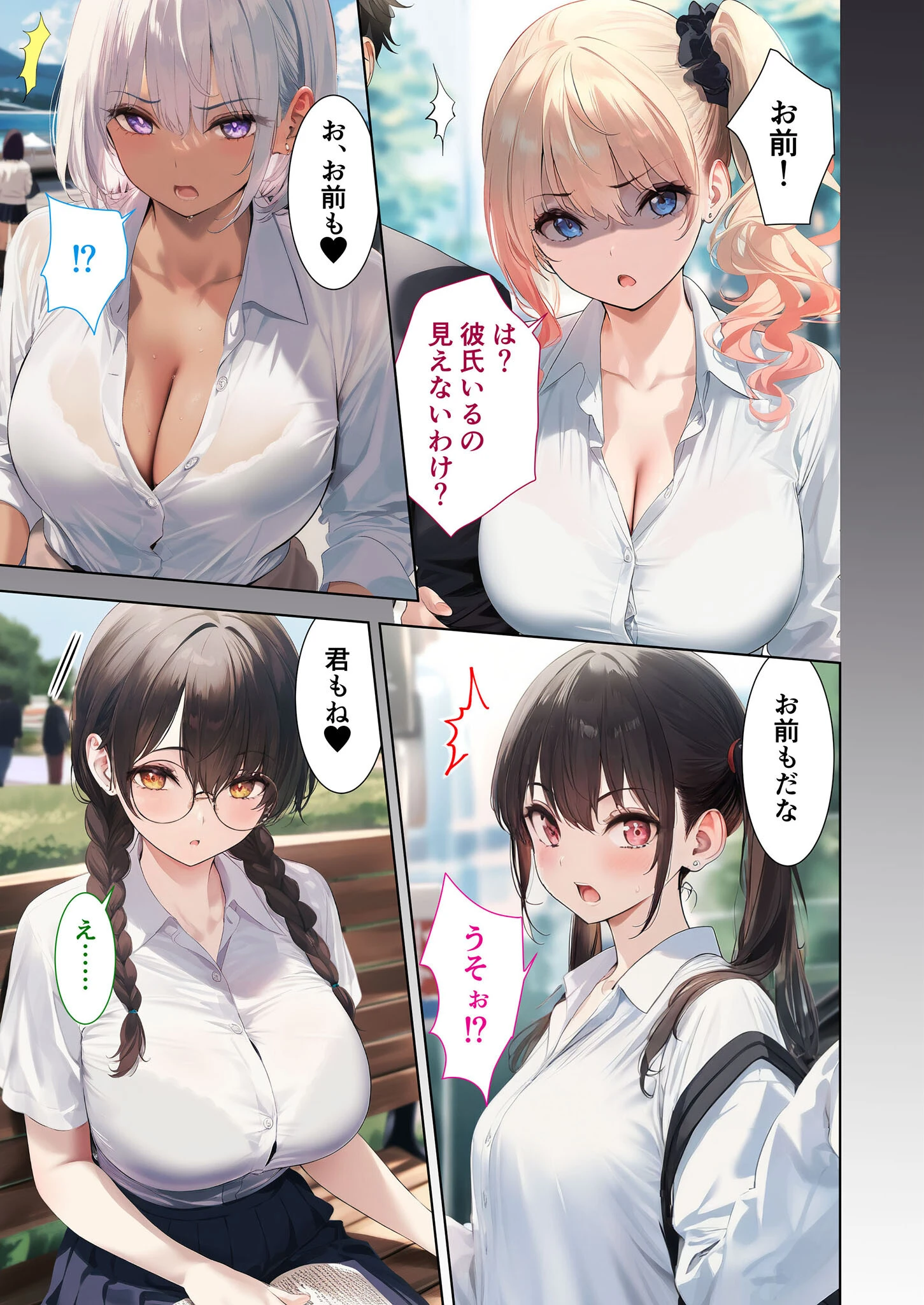 拒否権なし！絶対種付け制度 ひとりめ 〜生意気愛梨ちゃん〜 モザイク版ページ3