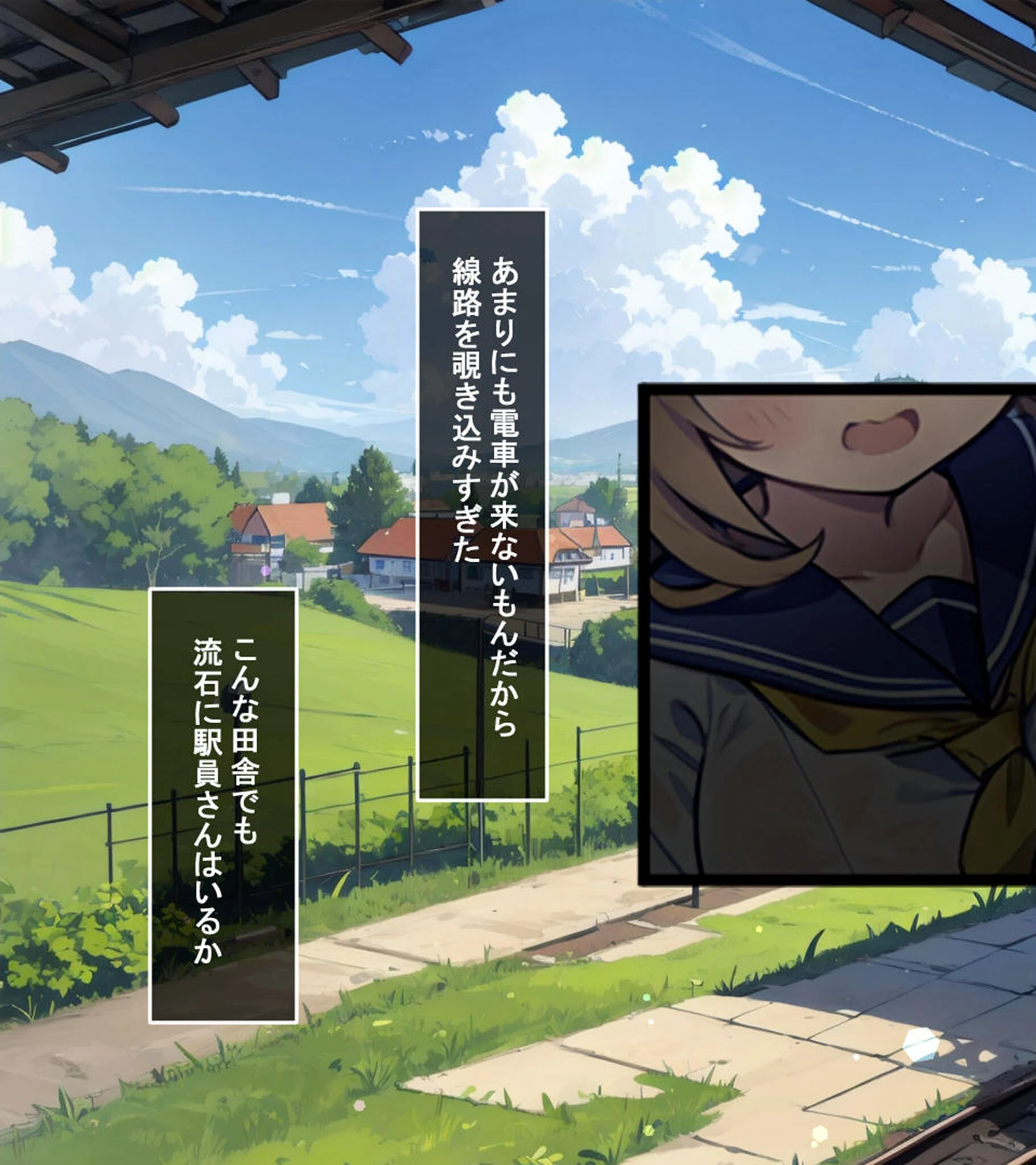 駅につくまで終わらないっ どちゃシコ女子●生と連続絶頂 モザイク版ページ7