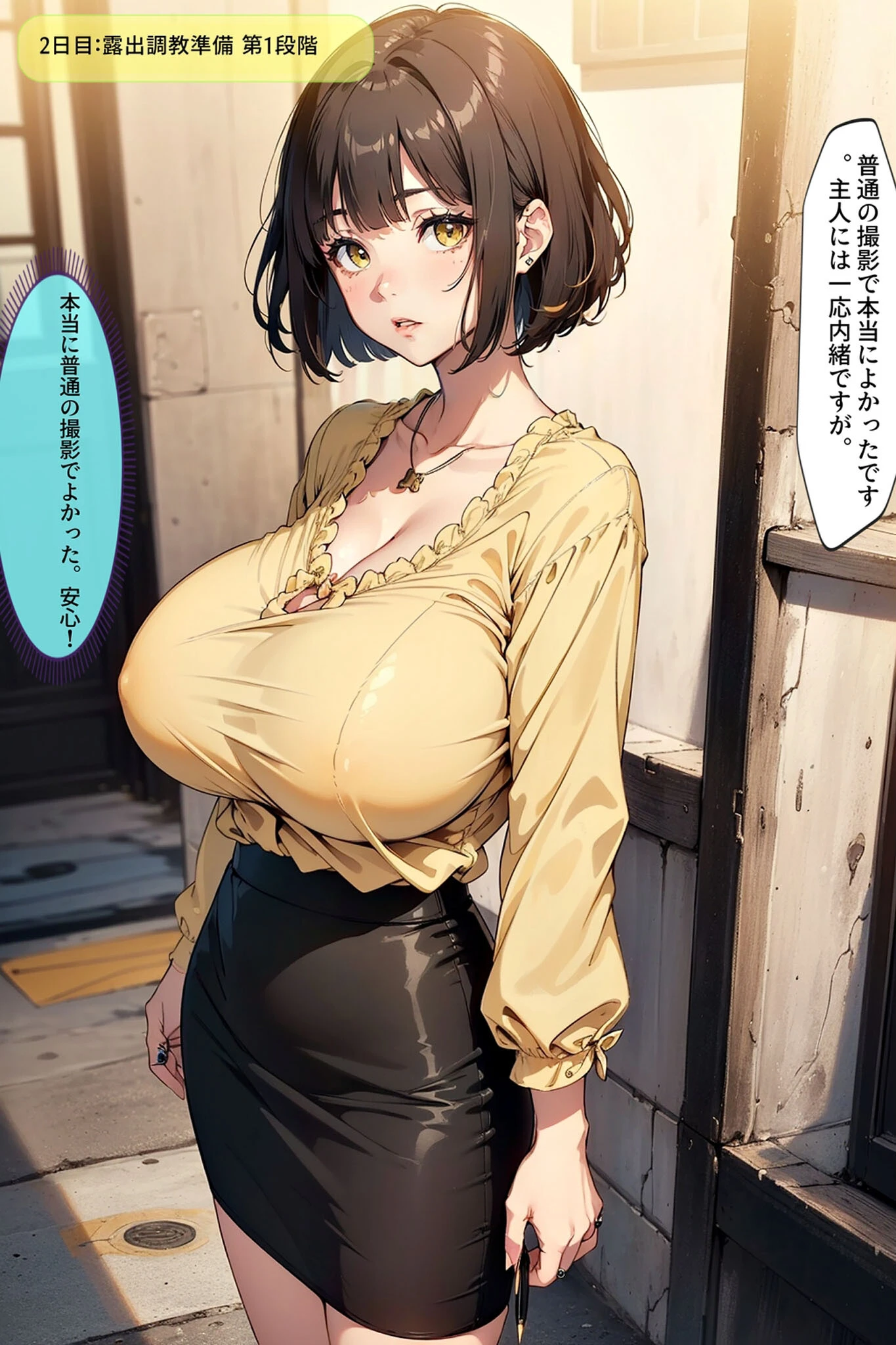 巨乳人妻の莉子が言いなりになるまで… vol.1 – Until Riko， a big-breasted married woman， obeys… vol.1 -ページ6