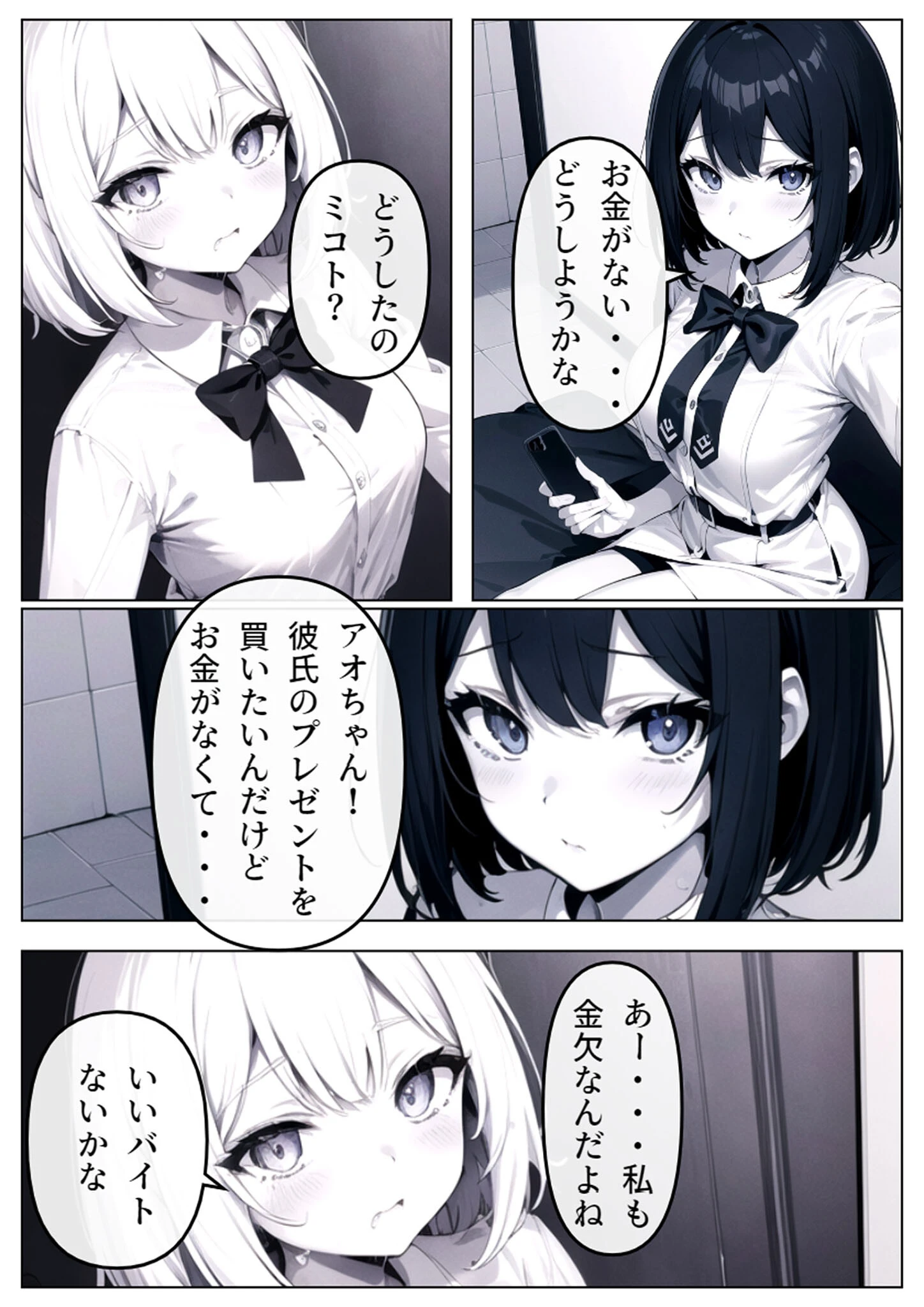 パパ活へのキケンすぎる誘い 清楚彼女が堕ちていくページ4