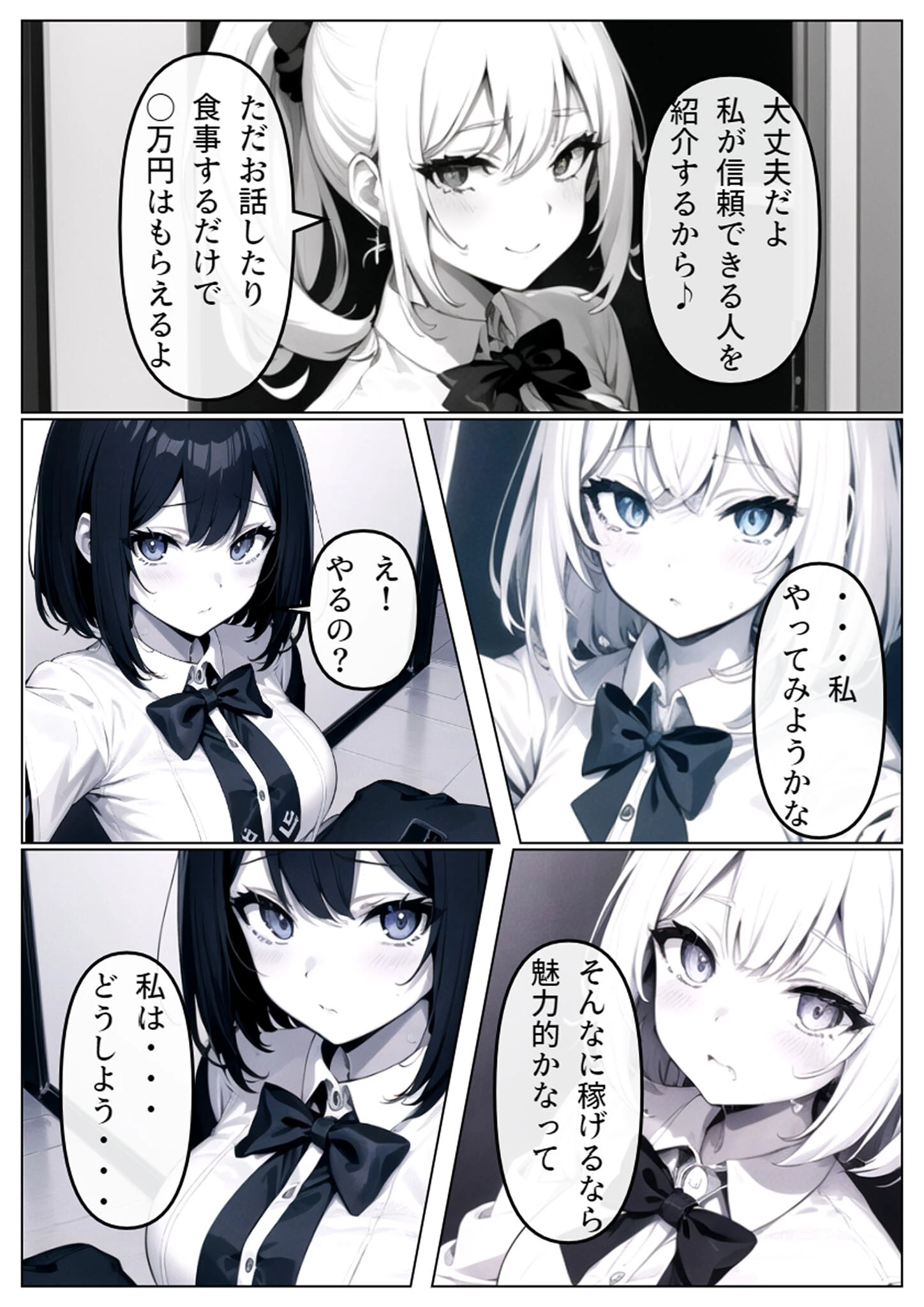 パパ活へのキケンすぎる誘い 清楚彼女が堕ちていくページ6