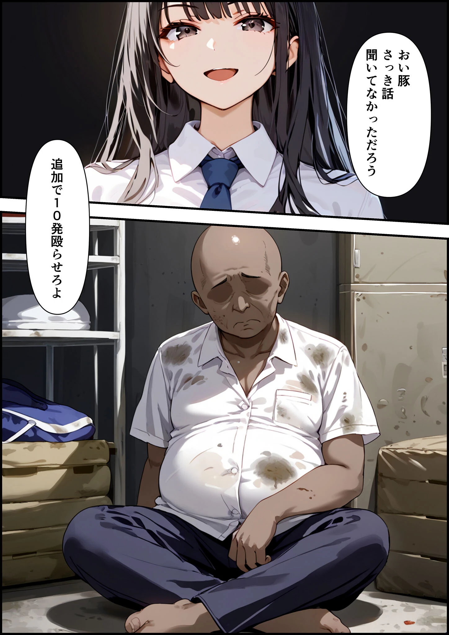 ●●アプリでいじめっ子を肉●●にする話 モザイク版ページ5