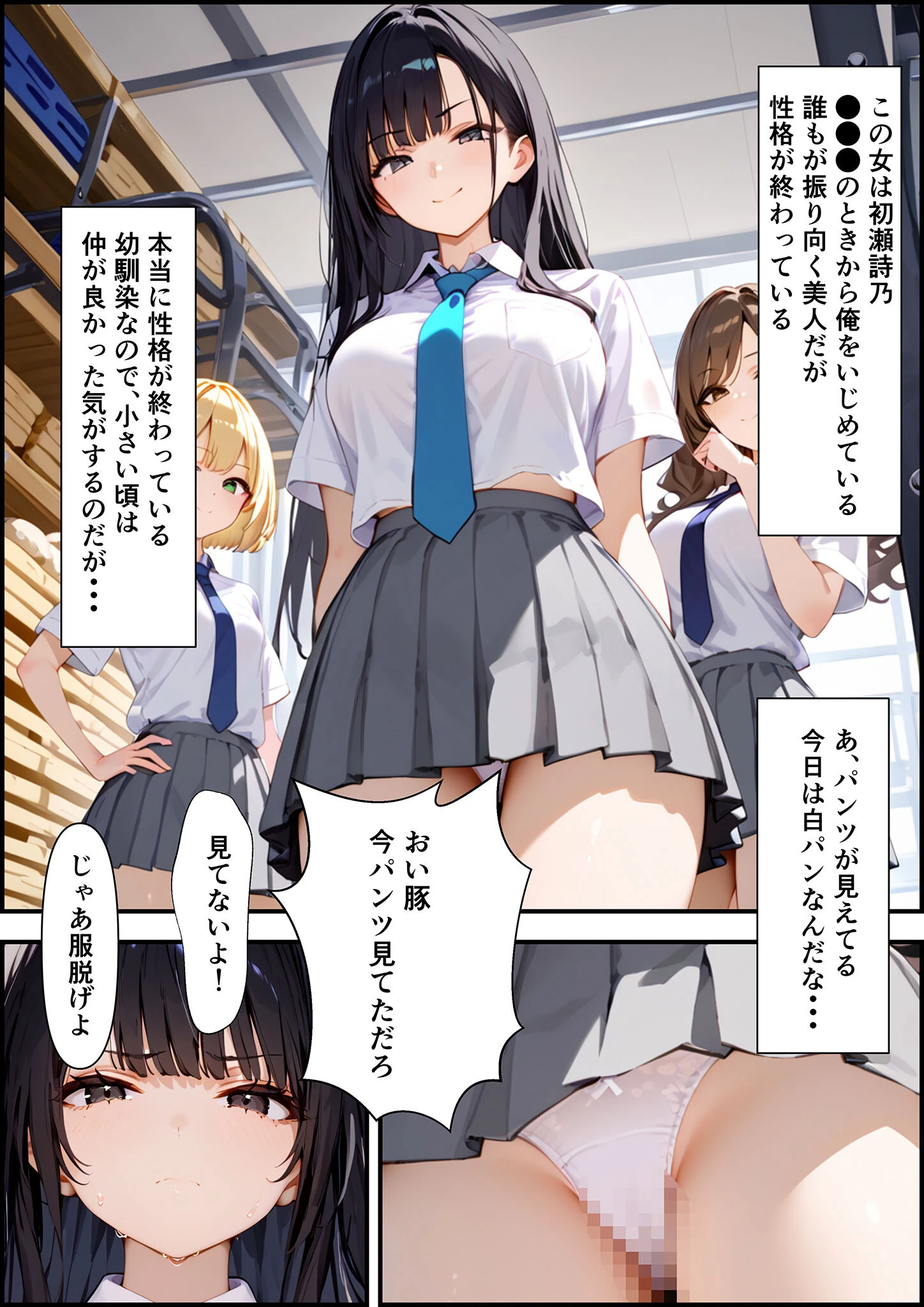●●アプリでいじめっ子を肉●●にする話 モザイク版ページ6